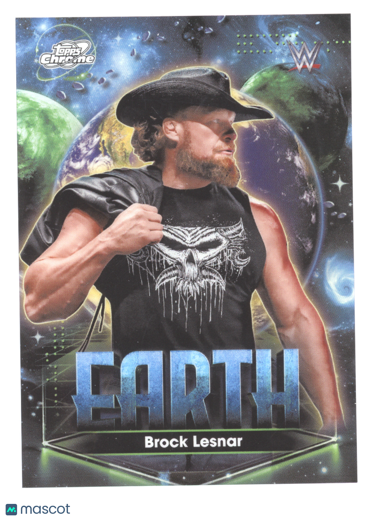 2026 Topps Chrome WWE Earth Brock Lesnar #PPE-11