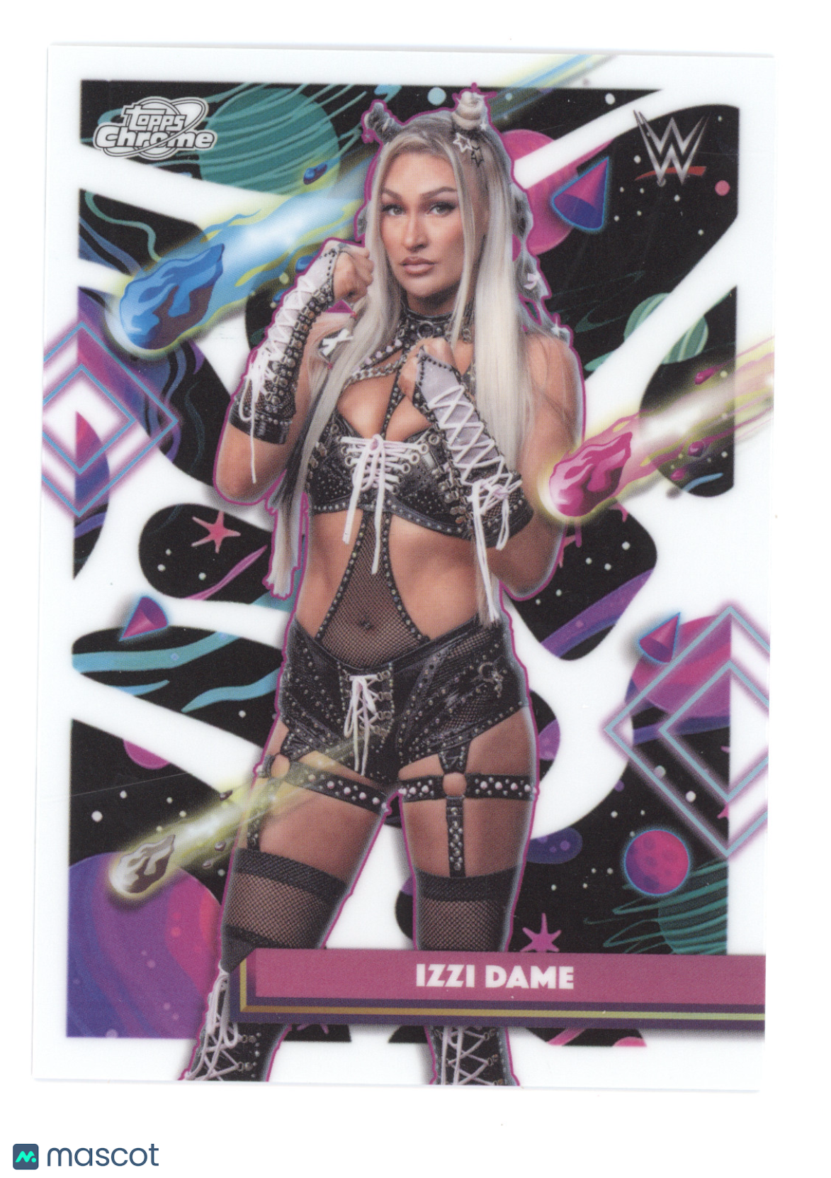 2026 Topps Chrome WWE Izzi Dame #41 White Hole