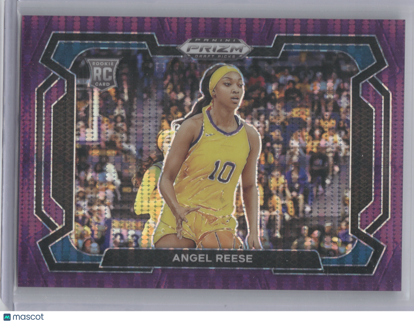 2024 Panini Prizm Draft Picks Angel Reese #38 Purple Pulsar Variation 29/55 RC