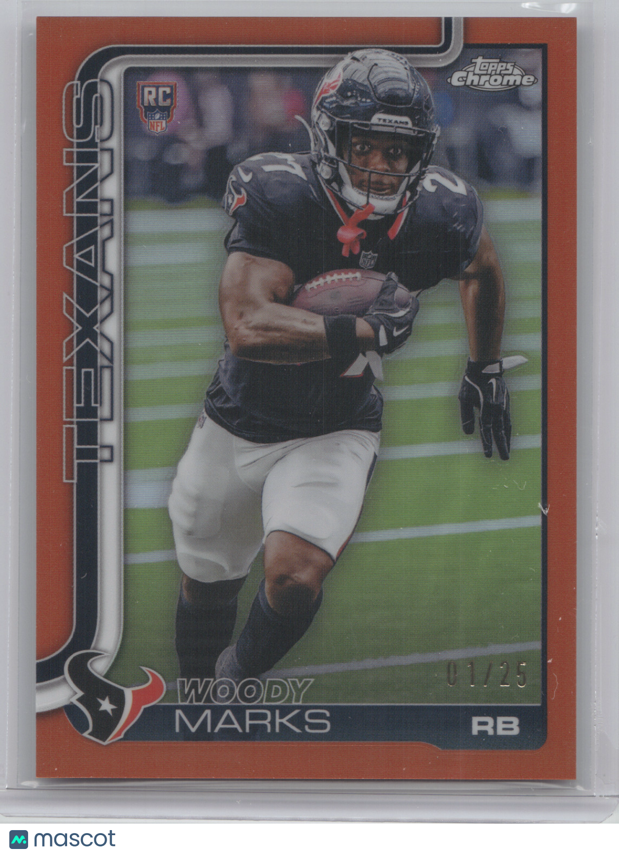 2025 Topps Chrome Woody Marks #372 Orange RC 01/25