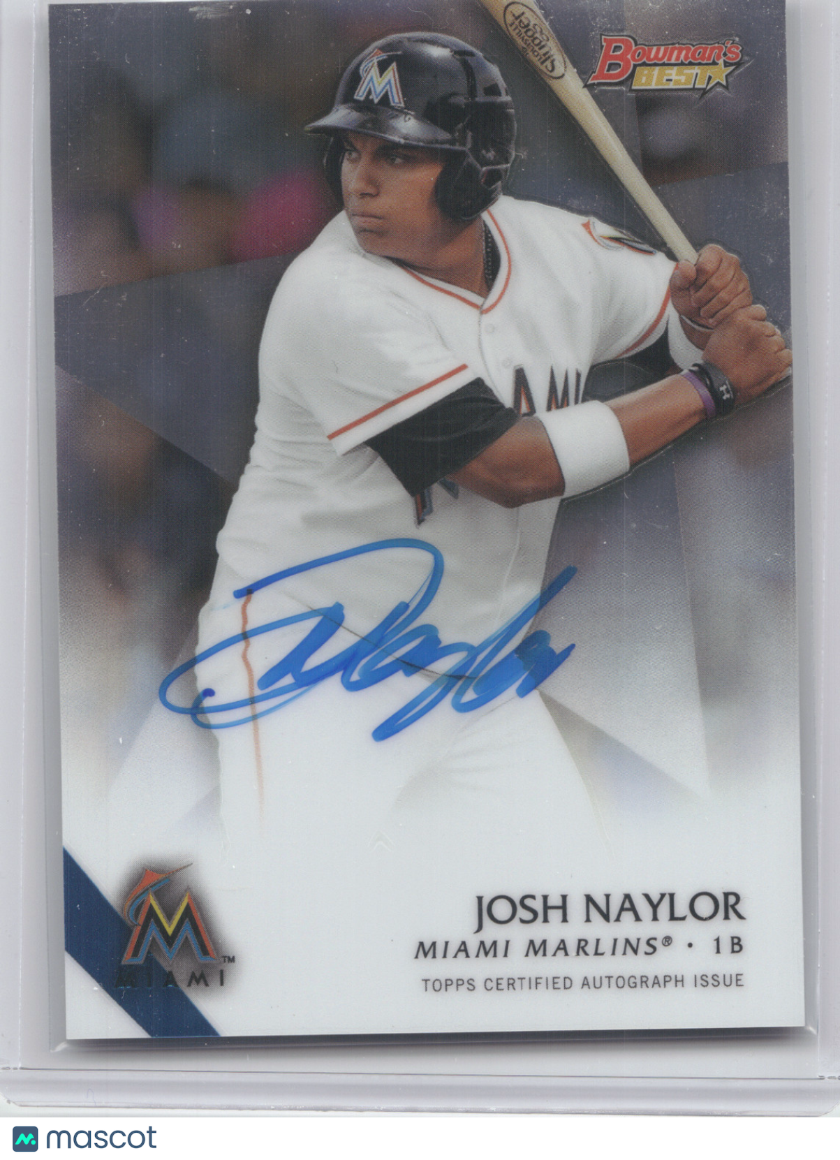 2015 Bowman's Bestof 2015 Autograph Josh Naylor #B15-JNA