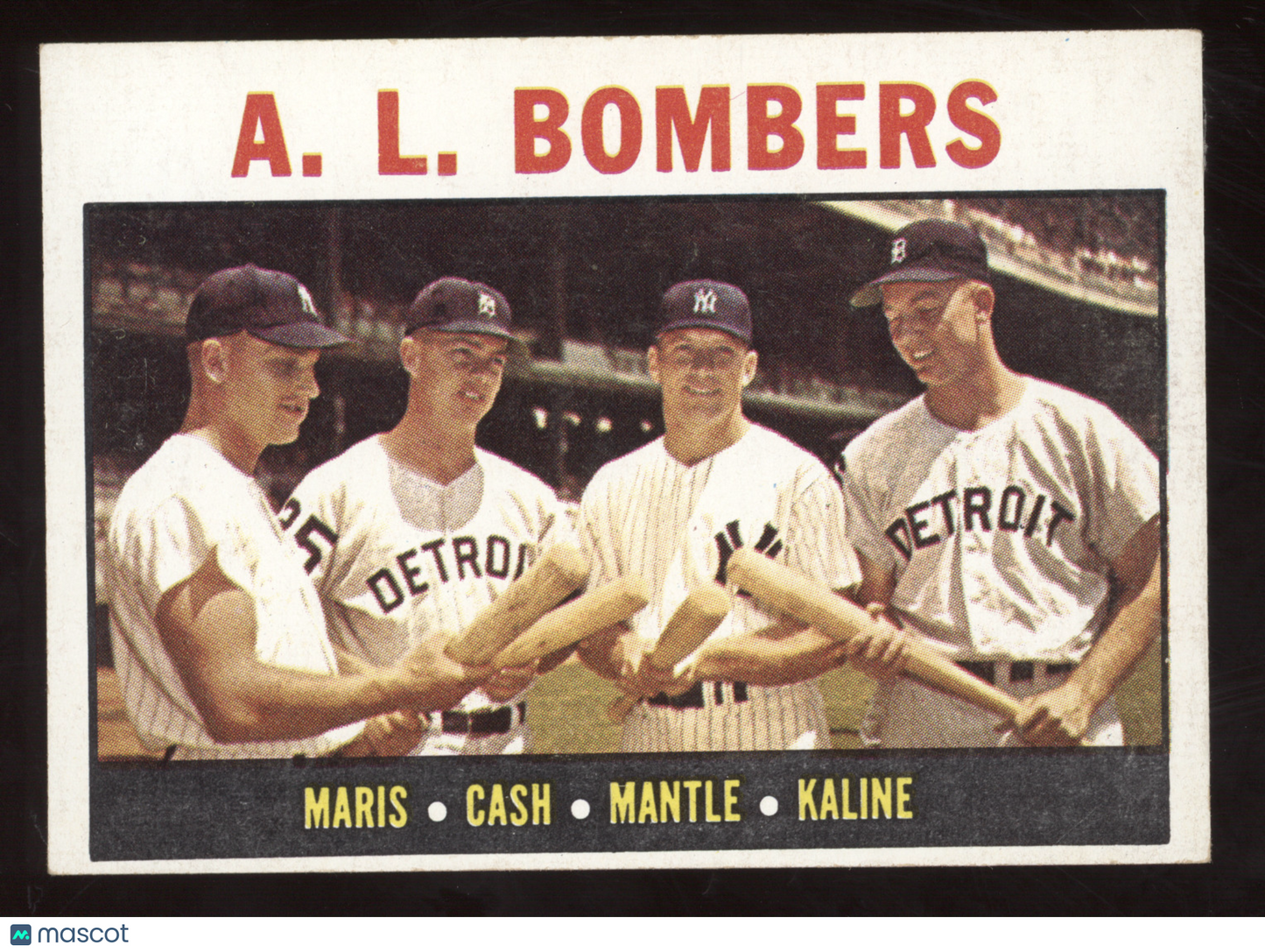 1964 Topps Roger Maris Mickey Mantle Norm Cash Al Kaline #331