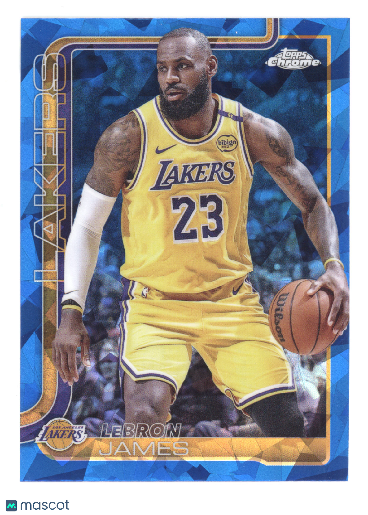 2025 Topps Chrome LeBron James #127 Blue Sapphire