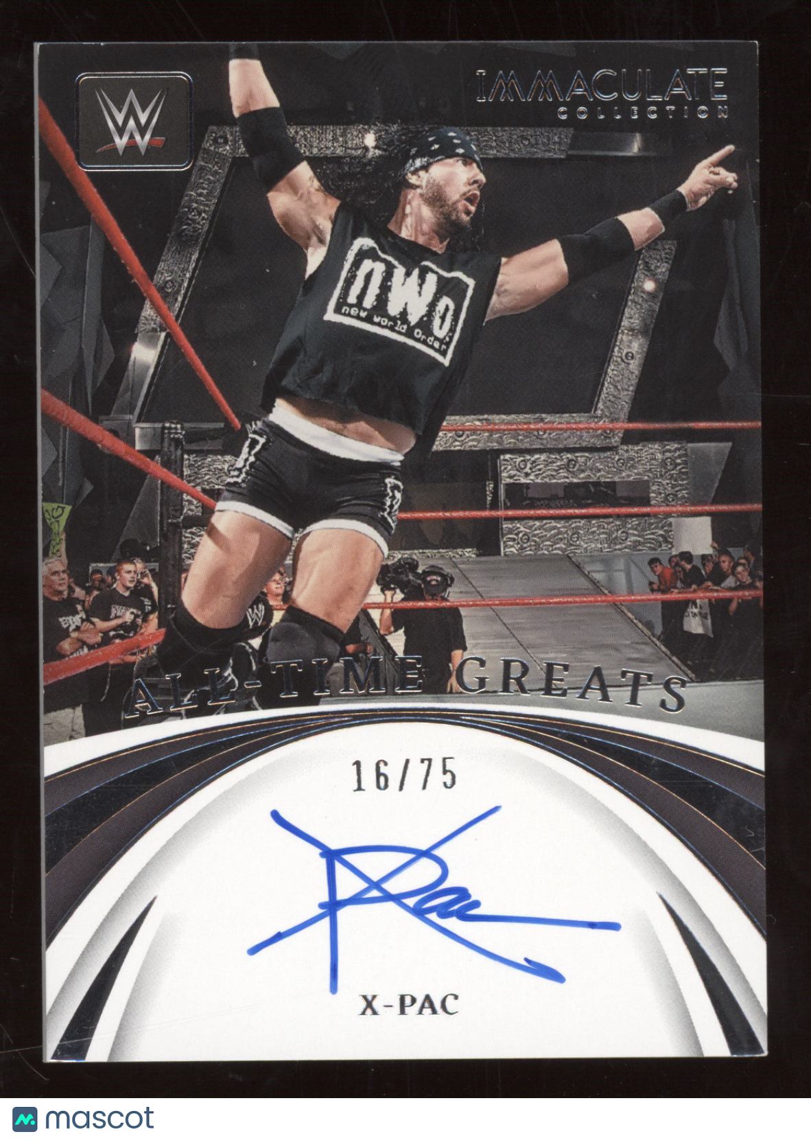 2022 Panini Immaculate Collection WWE X-Pac #AG-XPC All-Time Greats 16/75