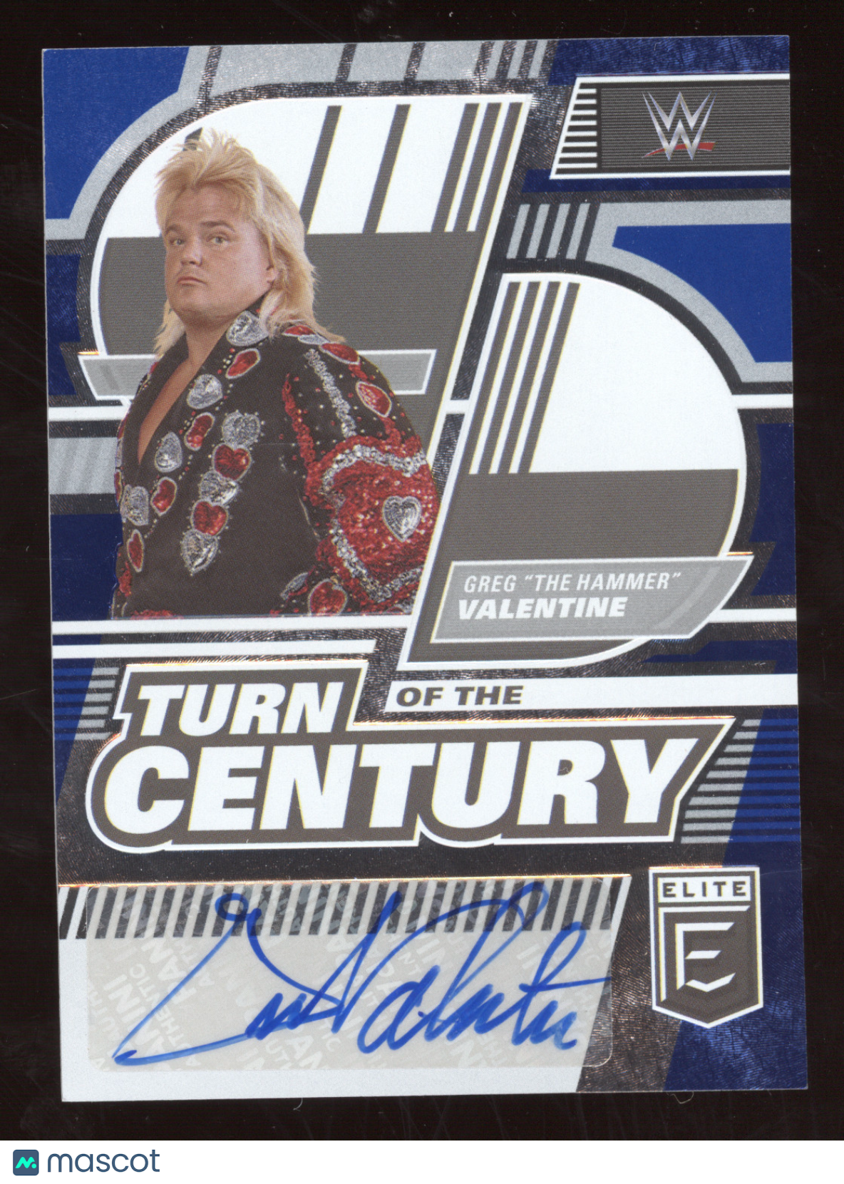 2023 Donruss Elite Turn of the Century Greg The Hammer Valentine #GVL Blue 04/25