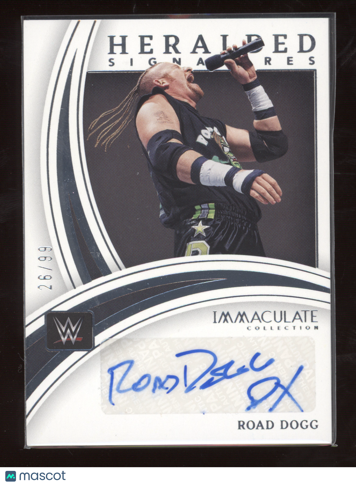2022 Panini Immaculate Collection Heralded Signatures Road Dogg #HS-RDG 26/99