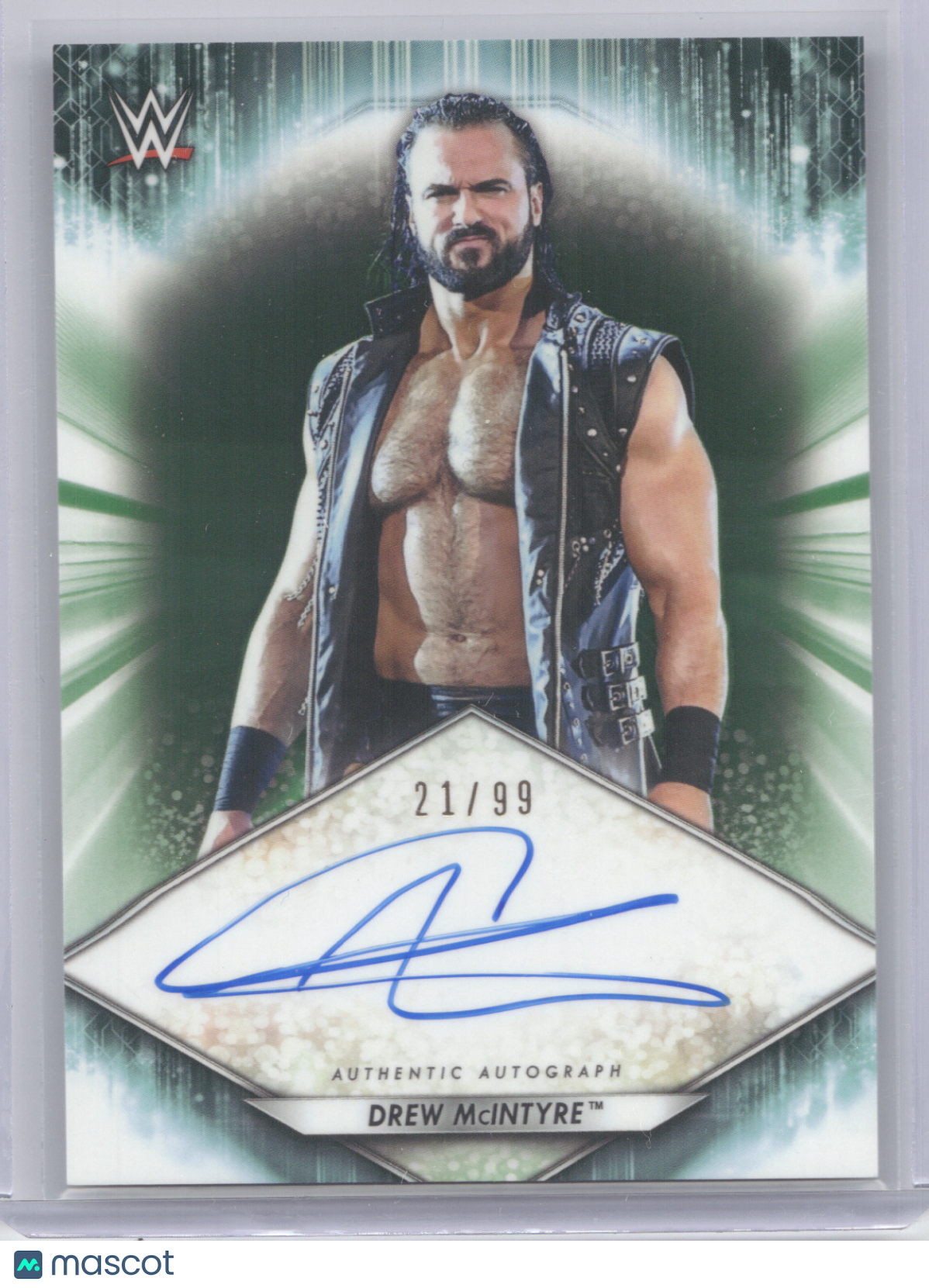 2021 Topps WWE Autograph Drew McIntyre #A-DM 21/99
