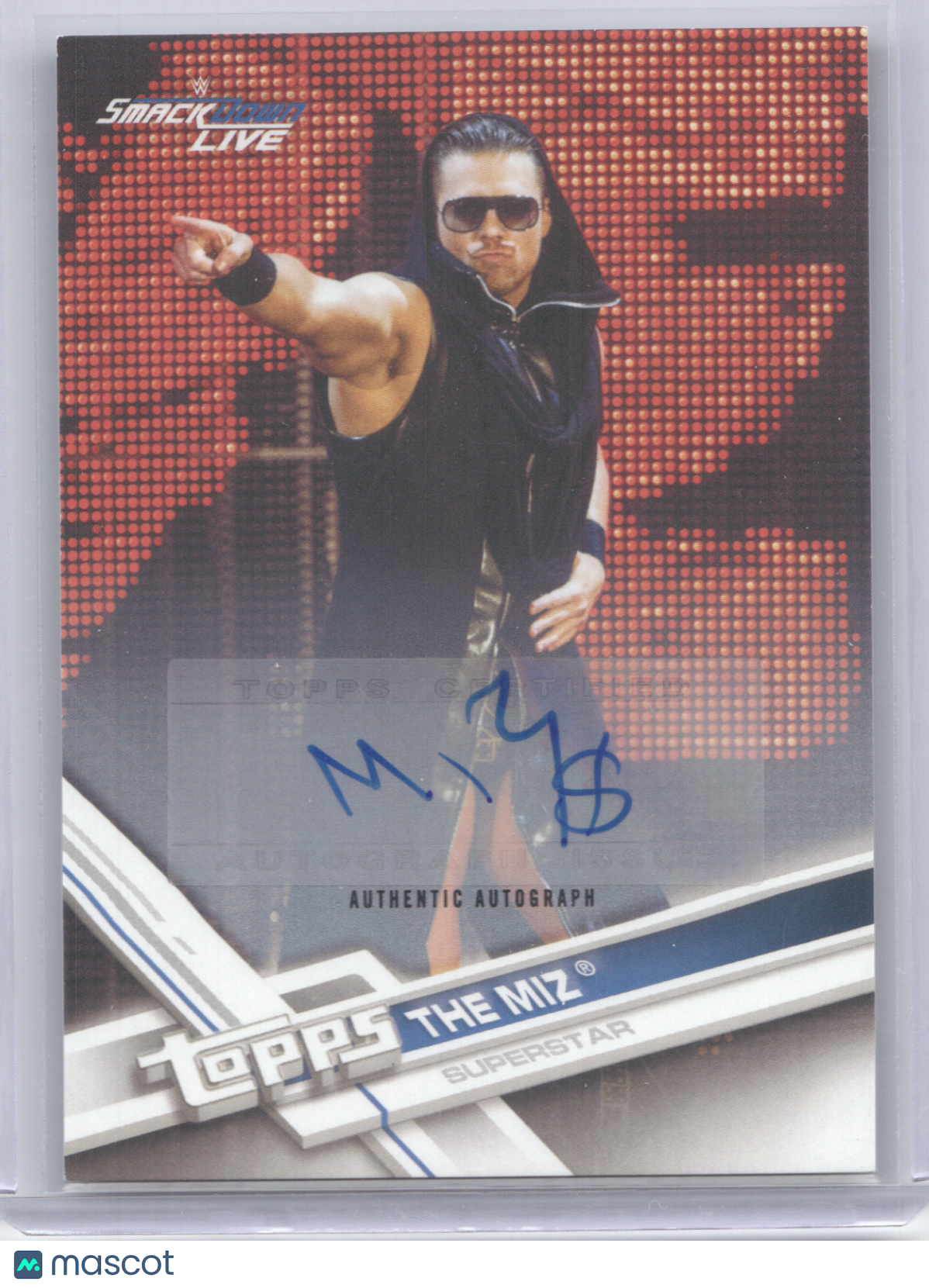 2017 Topps WWE SmackDown Live Autograph The Miz #53 43/99