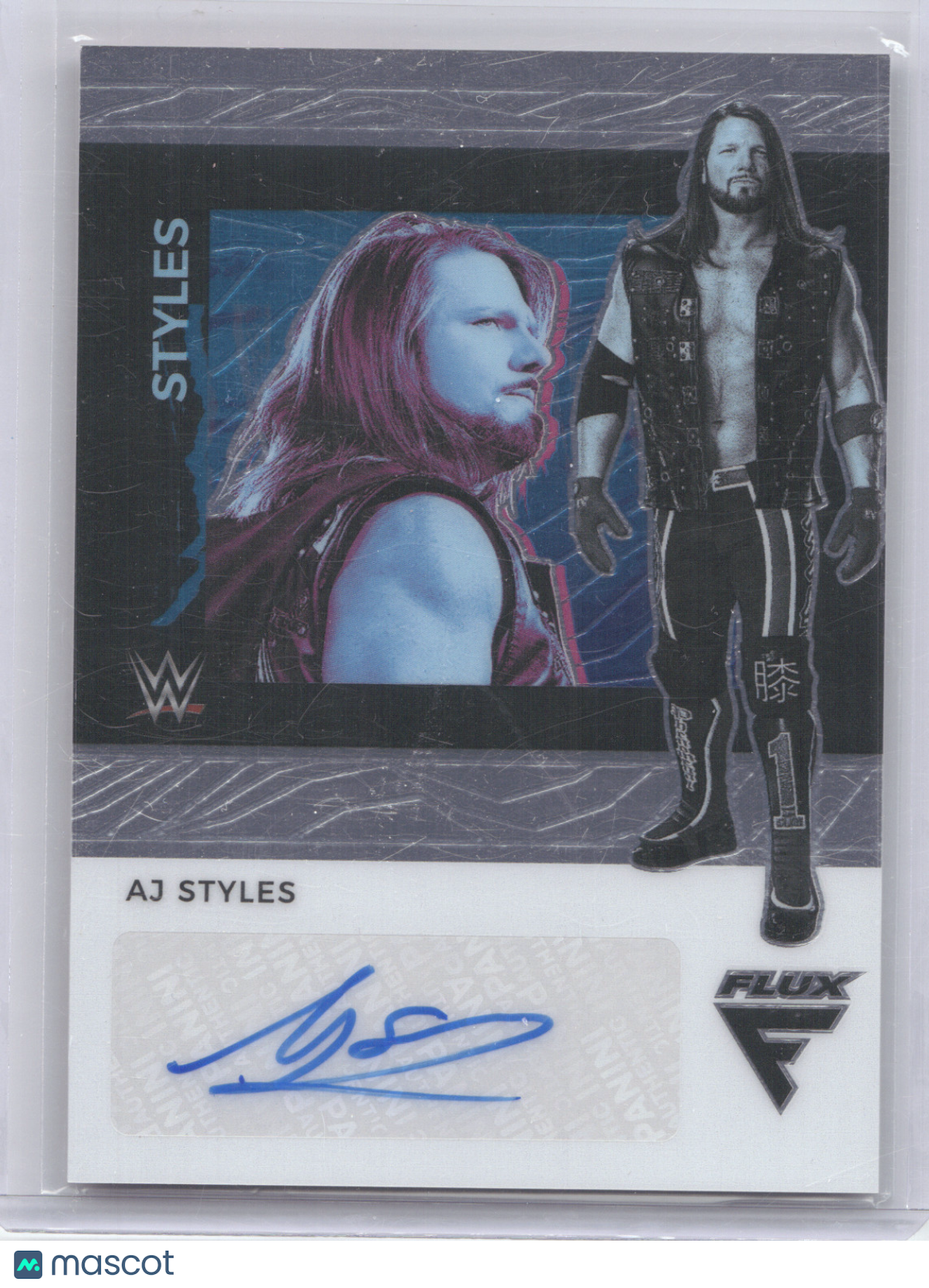 2022 Panini Chronicles Flux WWE Autograph AJ Styles #FX-AJS