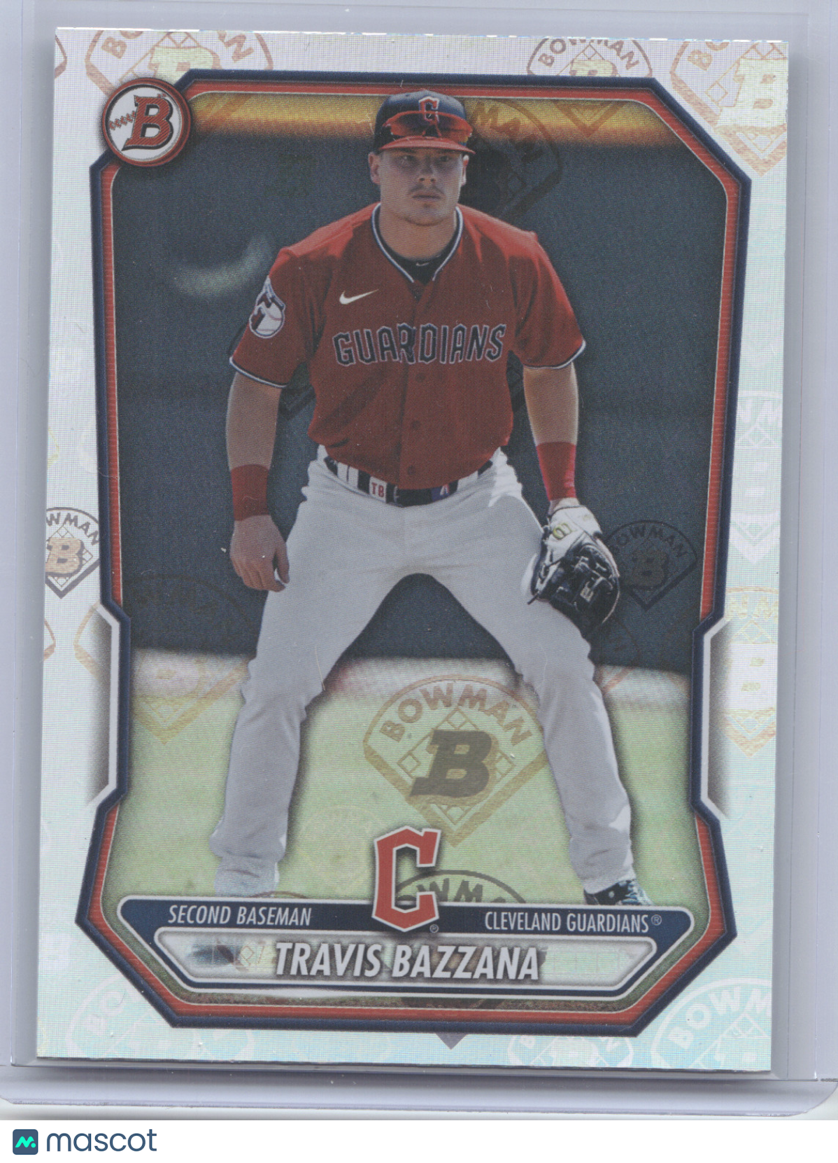 2026 Bowman Paper Prospect Travis Bazzana #BP-35 Logo Pattern