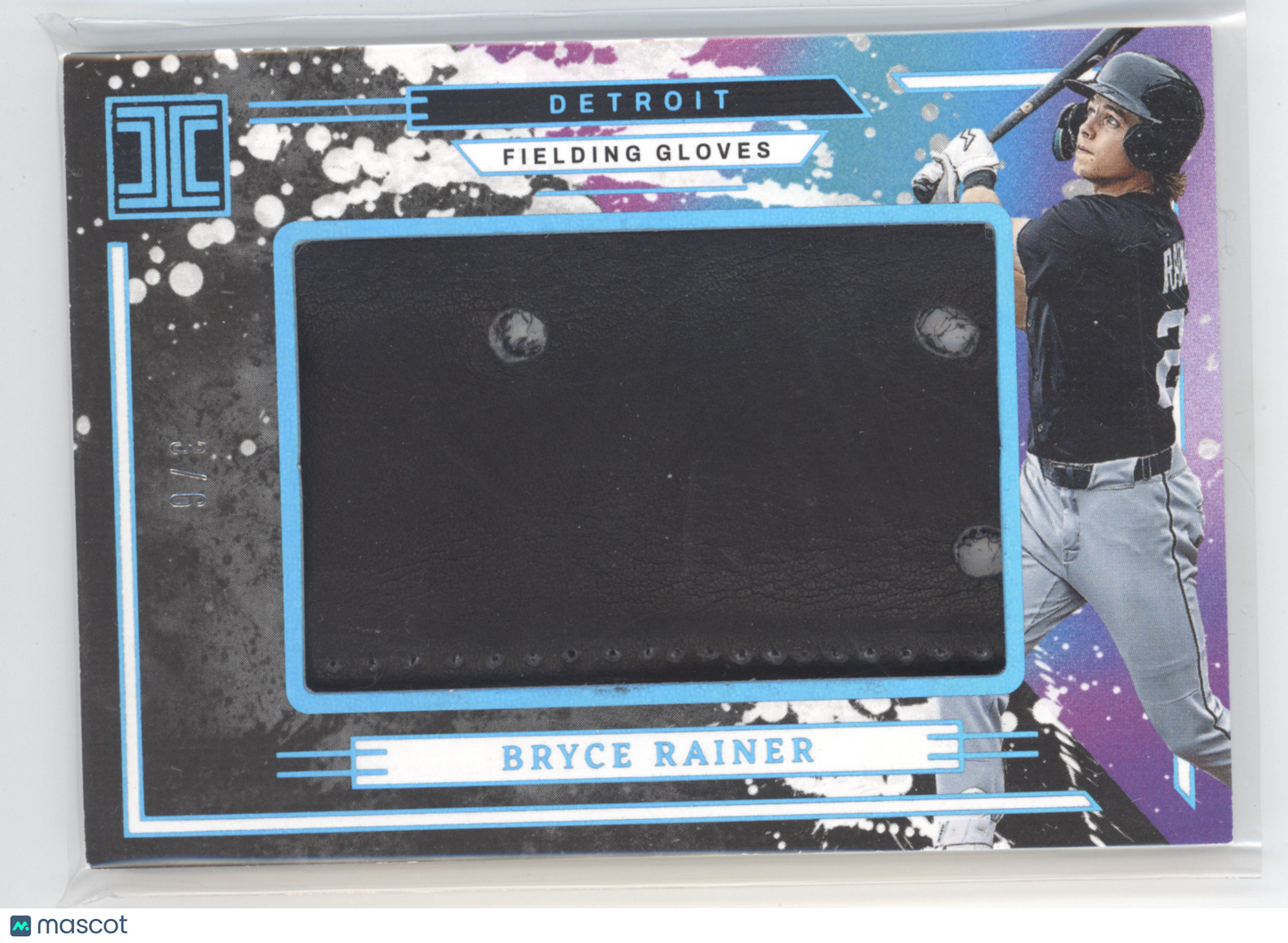 2025 Panini Impeccable Bryce Rainer #IJP-BR 3/6 Fielding Gloves