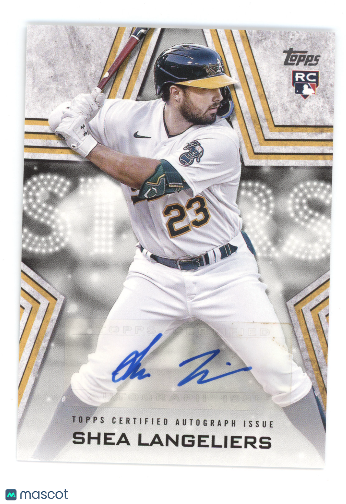 2023 Topps Baseball Stars Autograph Shea Langeliers #BSA-SL RC