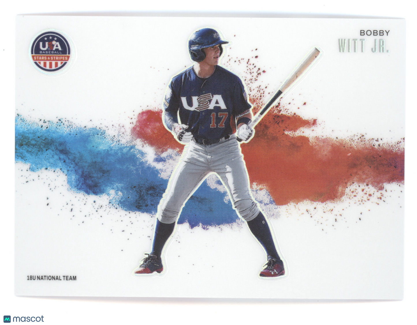 2026 Panini USA Baseball Stars & Stripes Prizm Bobby Witt Jr. #4 Color Blast