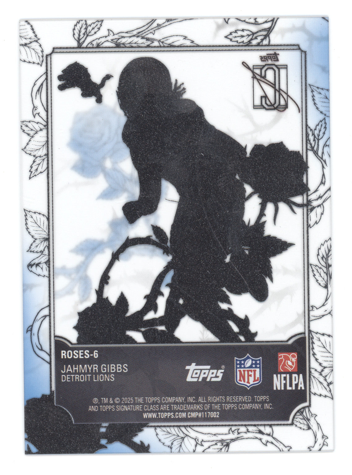 2025 Topps Signature Class Roses Jahmyr Gibbs #ROSES-6
