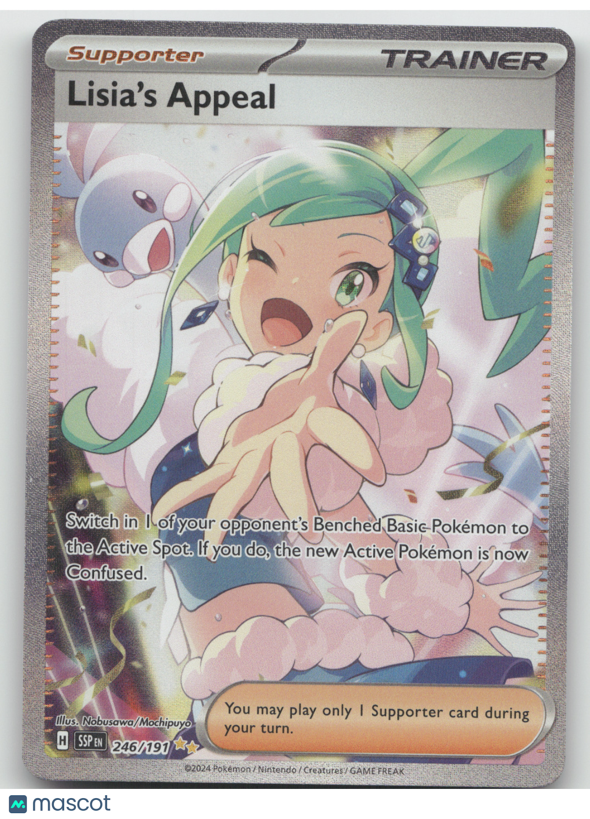 2024 Surging Sparks Lisia's Appeal Secret Rare #246/191