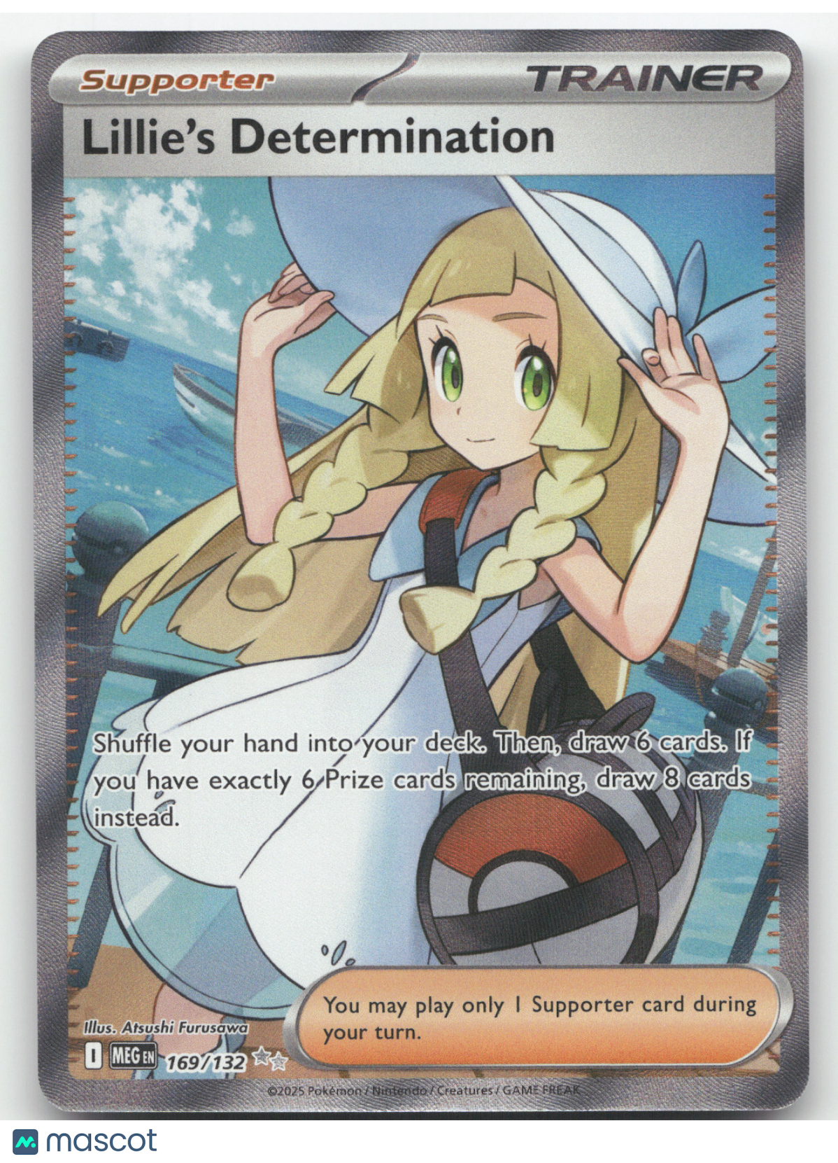 2025 Mega Evolution Lillie's Determination Secret Rare #169/132