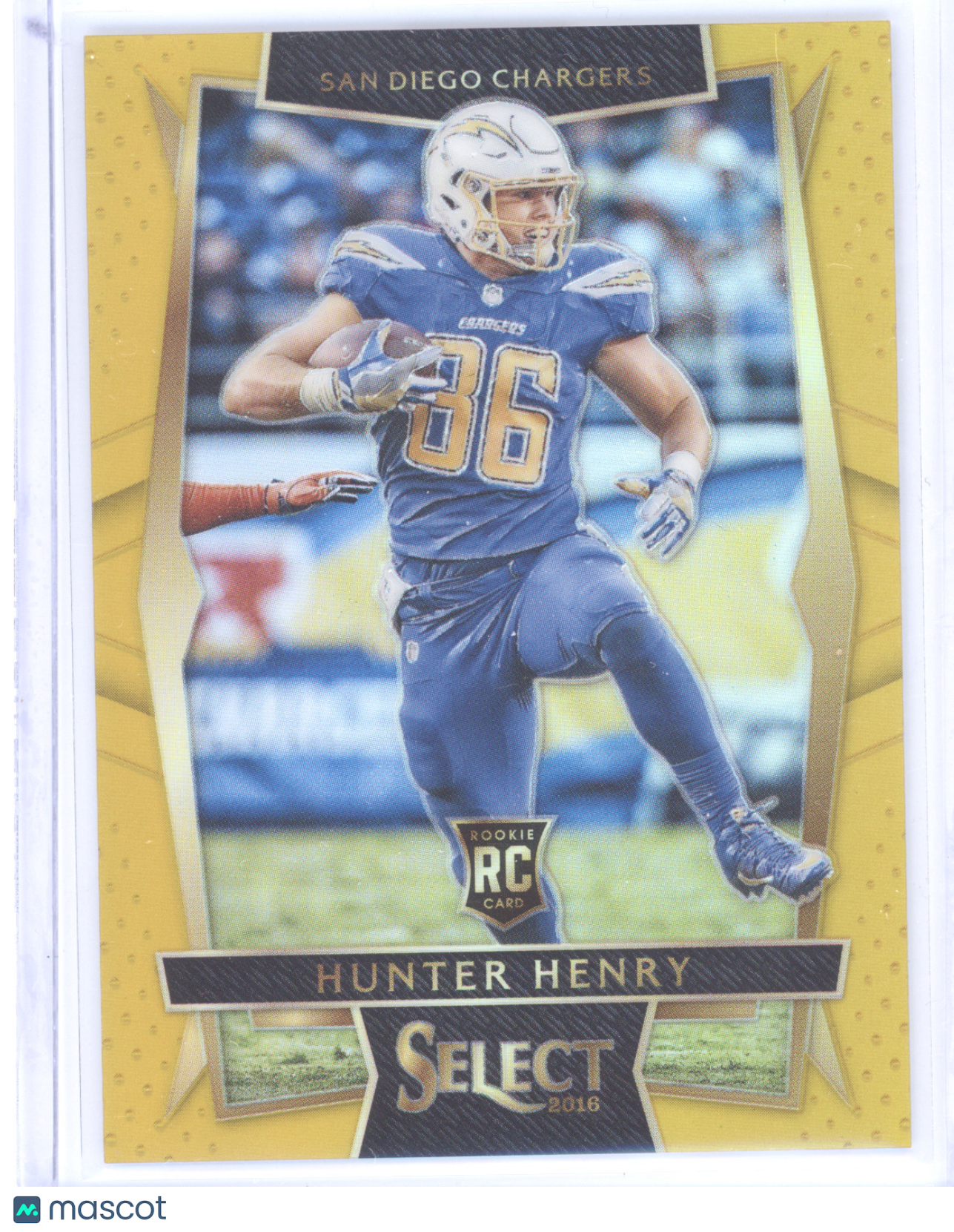 2016 Panini Select Hunter Henry #4 Gold 09/10 RC