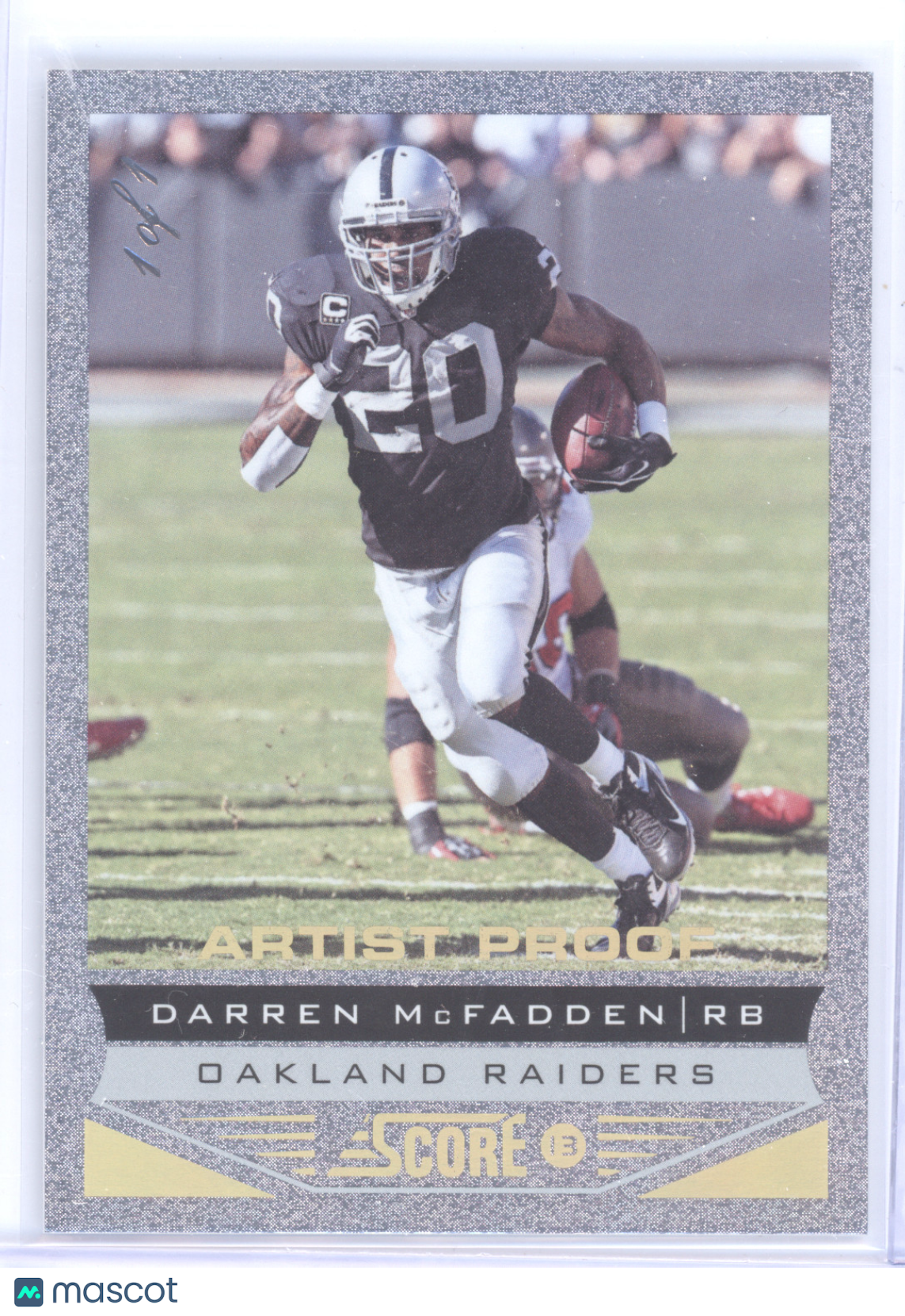 2013 Panini Score Darren McFadden #154 Artist Proof 1 of 1