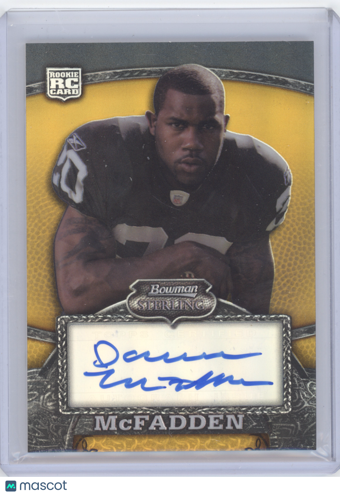 2008 Bowman Sterling Signatures Darren McFadden #151 08/25 RC