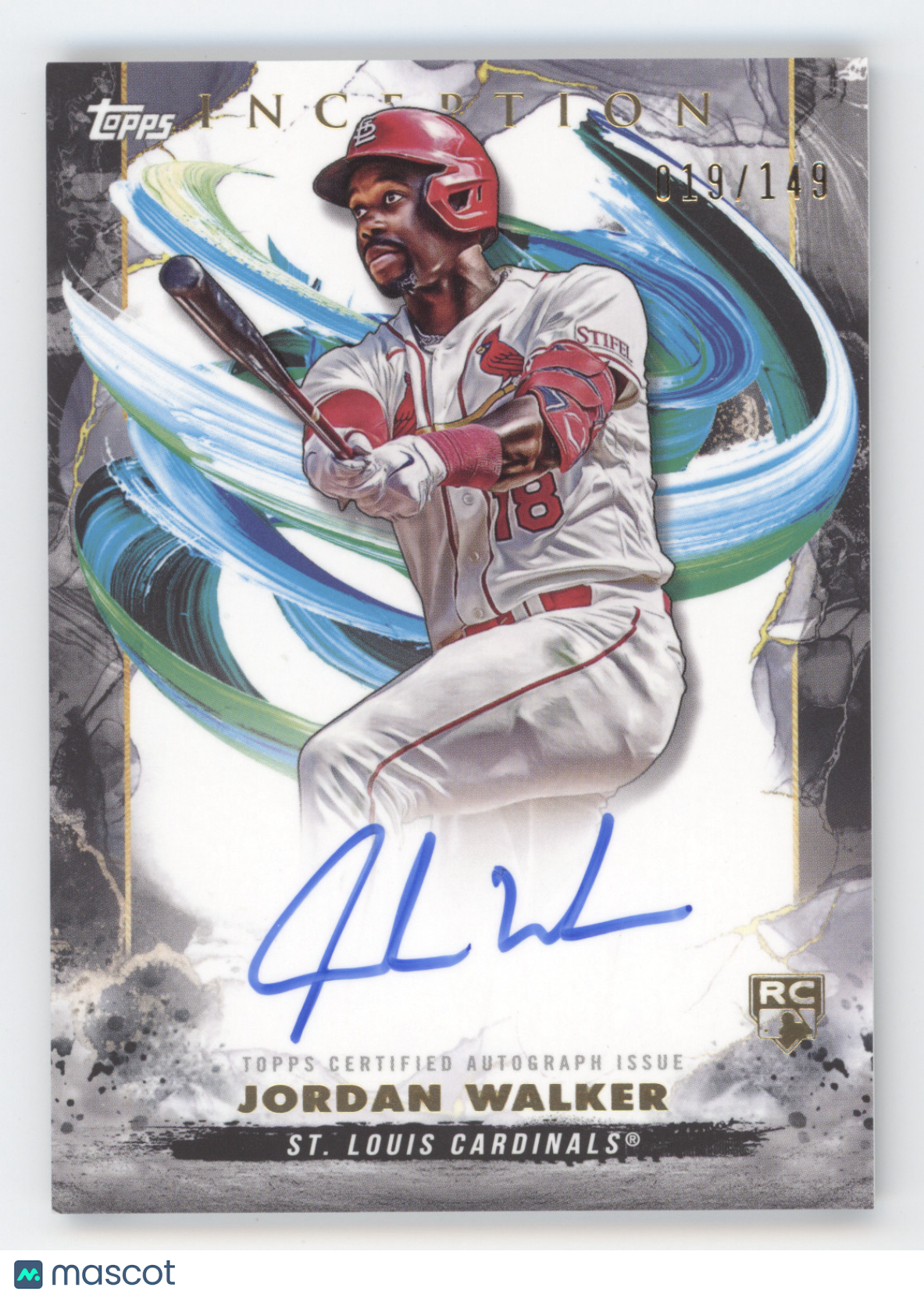 2023 Topps Inception Autograph Jordan Walker #BRES-JW RC 019/149