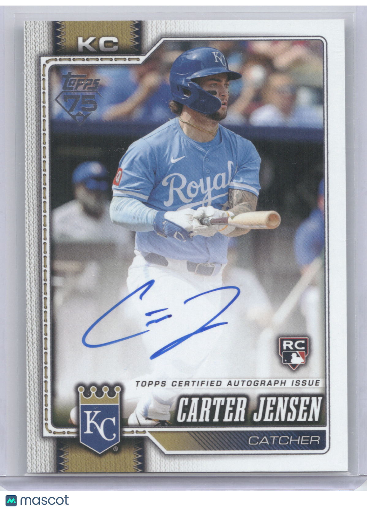 2026 Topps Series Two Autograph Carter Jensen #530 RC
