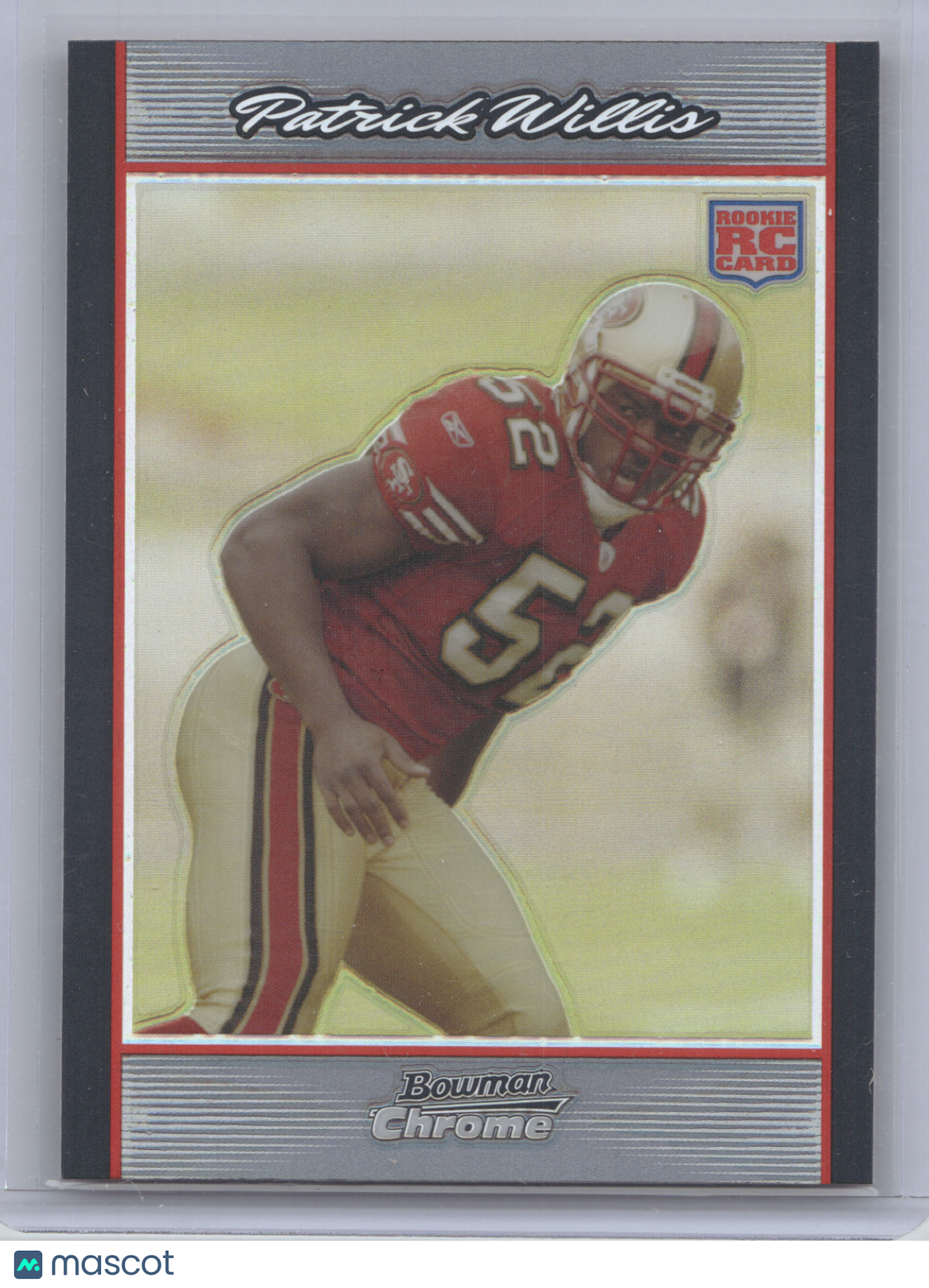 2007 Bowman Chrome Patrick Willis #BC93 Refractor RC