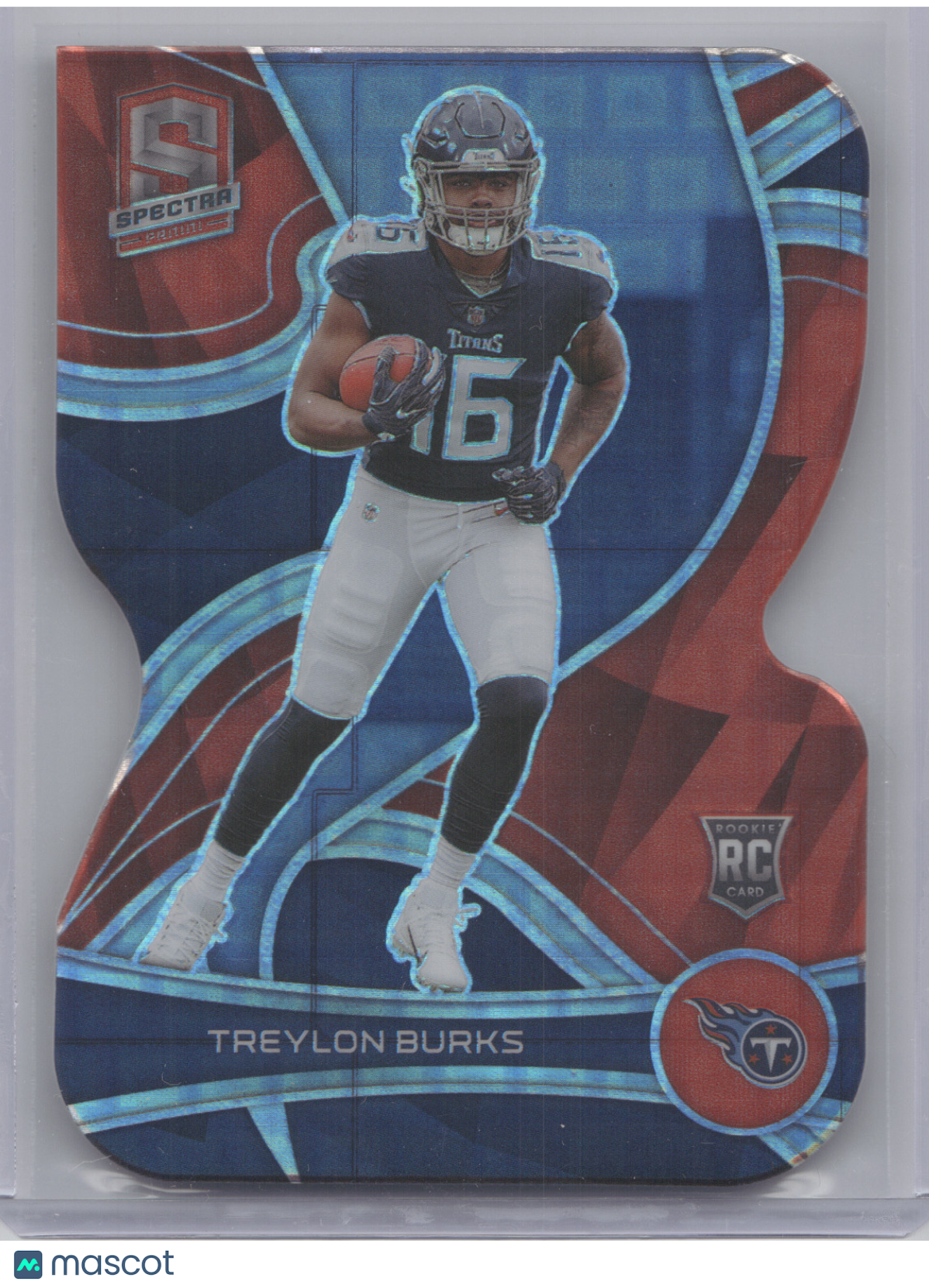 2022 Panini Spectra Prizm Treylon Burks #149 Neon Orange Die Cut RC 04/15