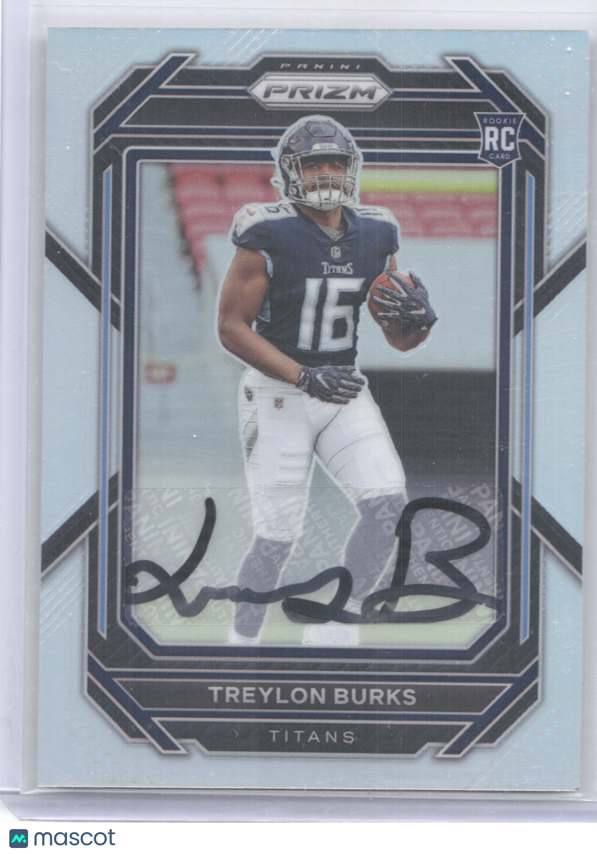 2022 Panini Prizm Autograph Treylon Burks #313 RC
