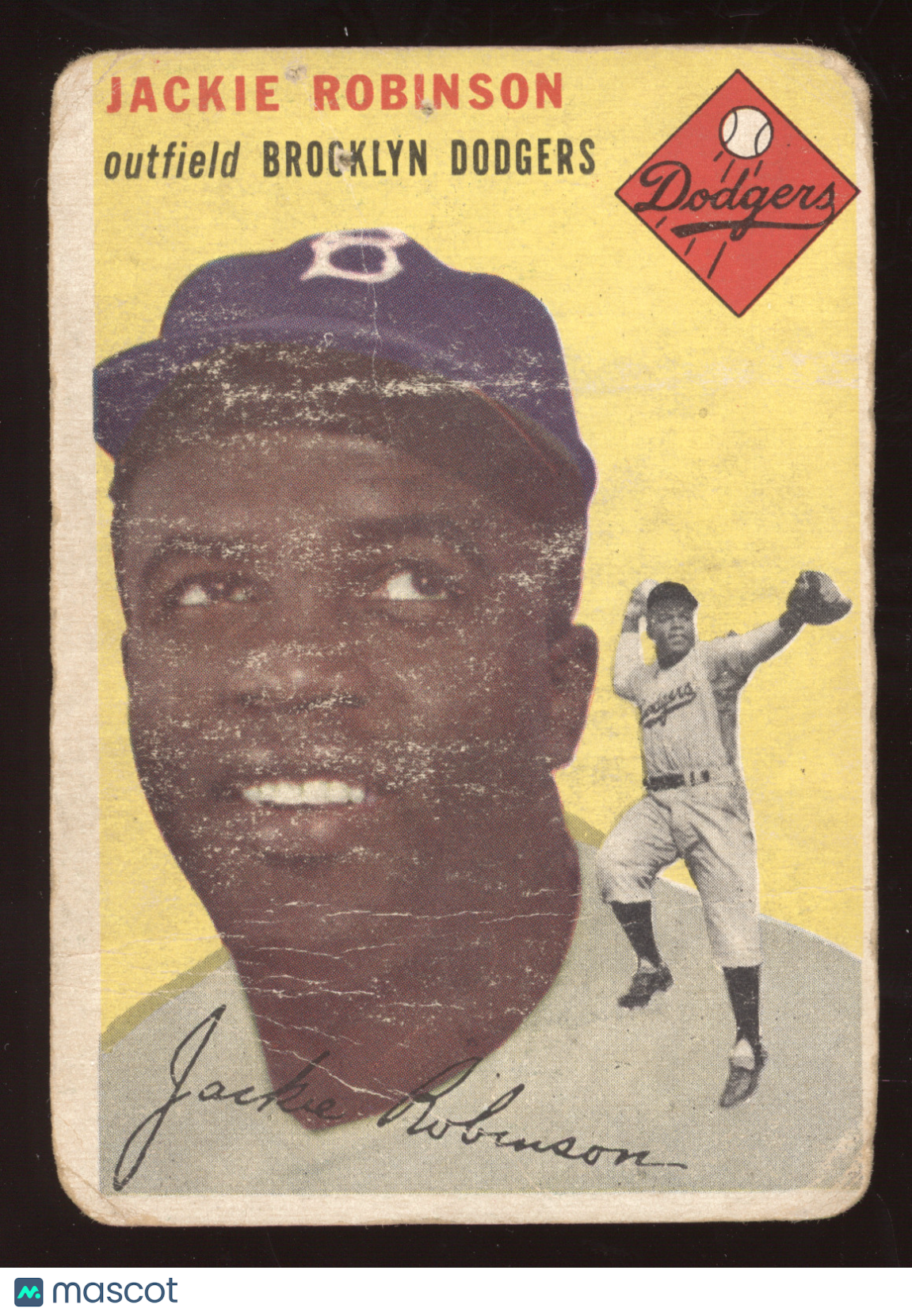 1954 Topps Jackie Robinson #10