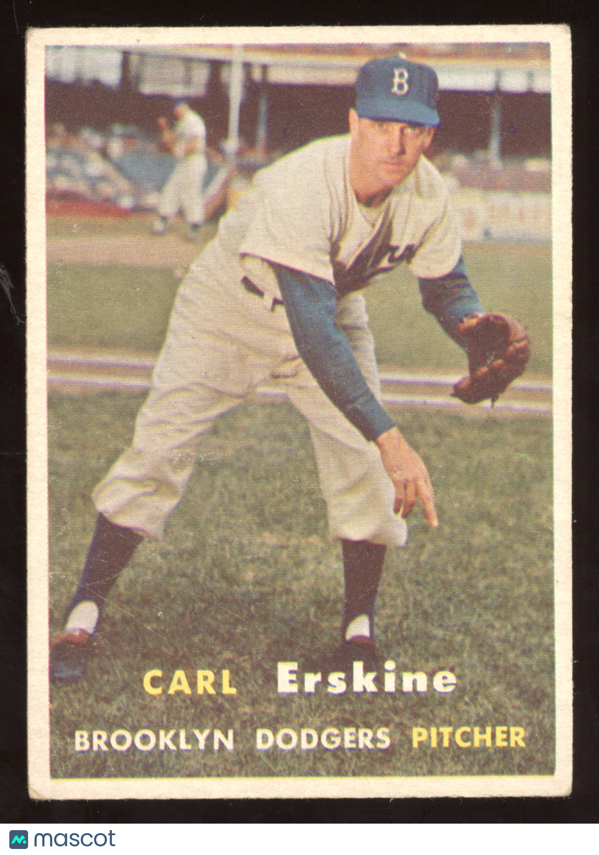 1957 Topps Carl Erskine #252