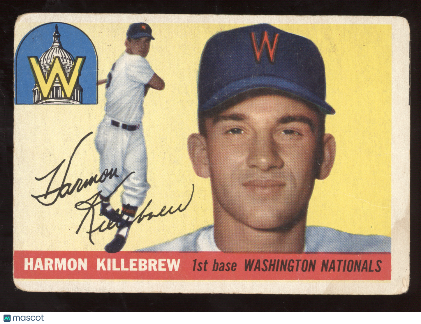 1955 Topps Harmon Killebrew #124