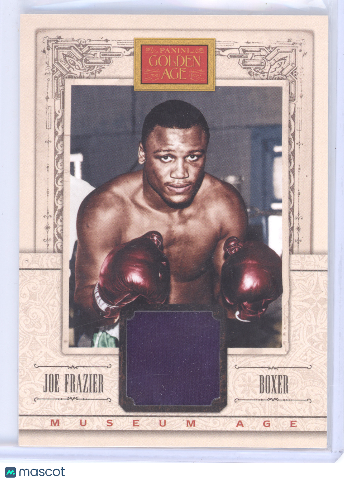 2013 Panini Golden Age Museum Age Joe Frazier #19 Museum Age Memorabilia