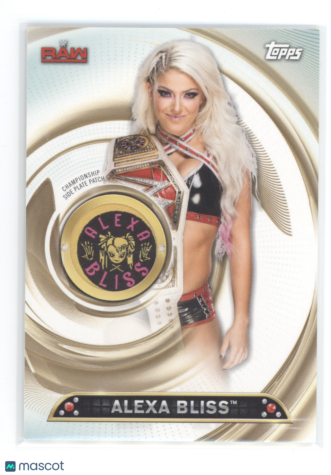 2019 Topps WWE Women's Division Alexa Bliss #PC-AB 183/199 Championship Patch