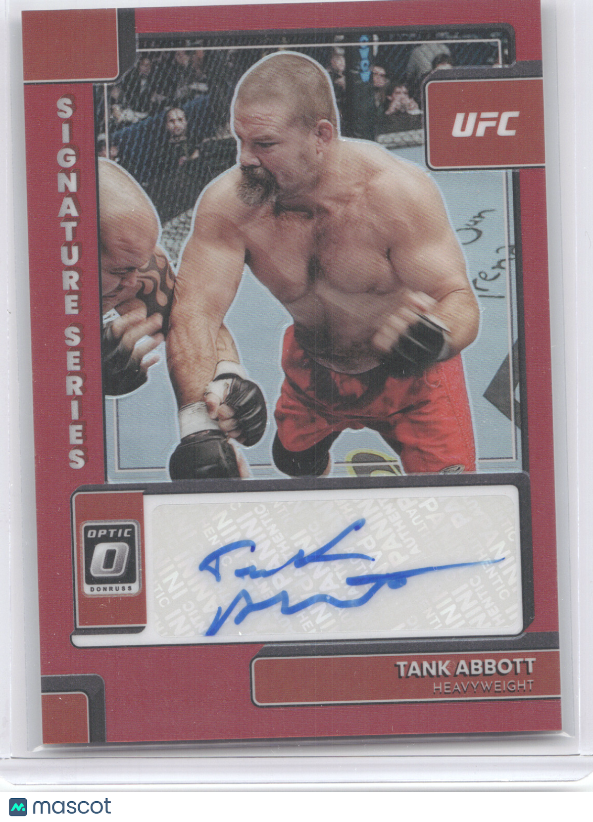 2023 Donruss Optic Prizm Signature Series Tank Abbott #SS-TAB Red 092/199