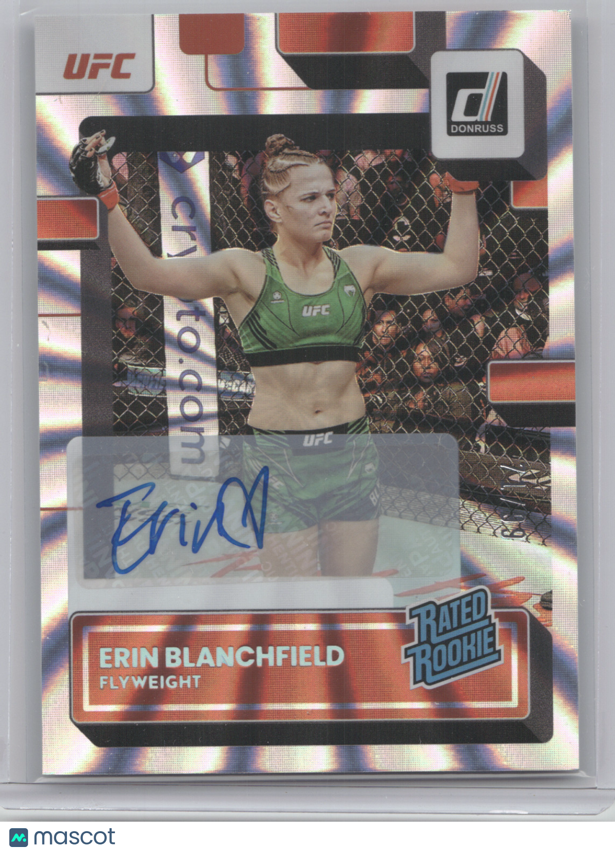2023 Panini Donruss UFC Erin Blanchfield #217 Autograph Holo 71/99