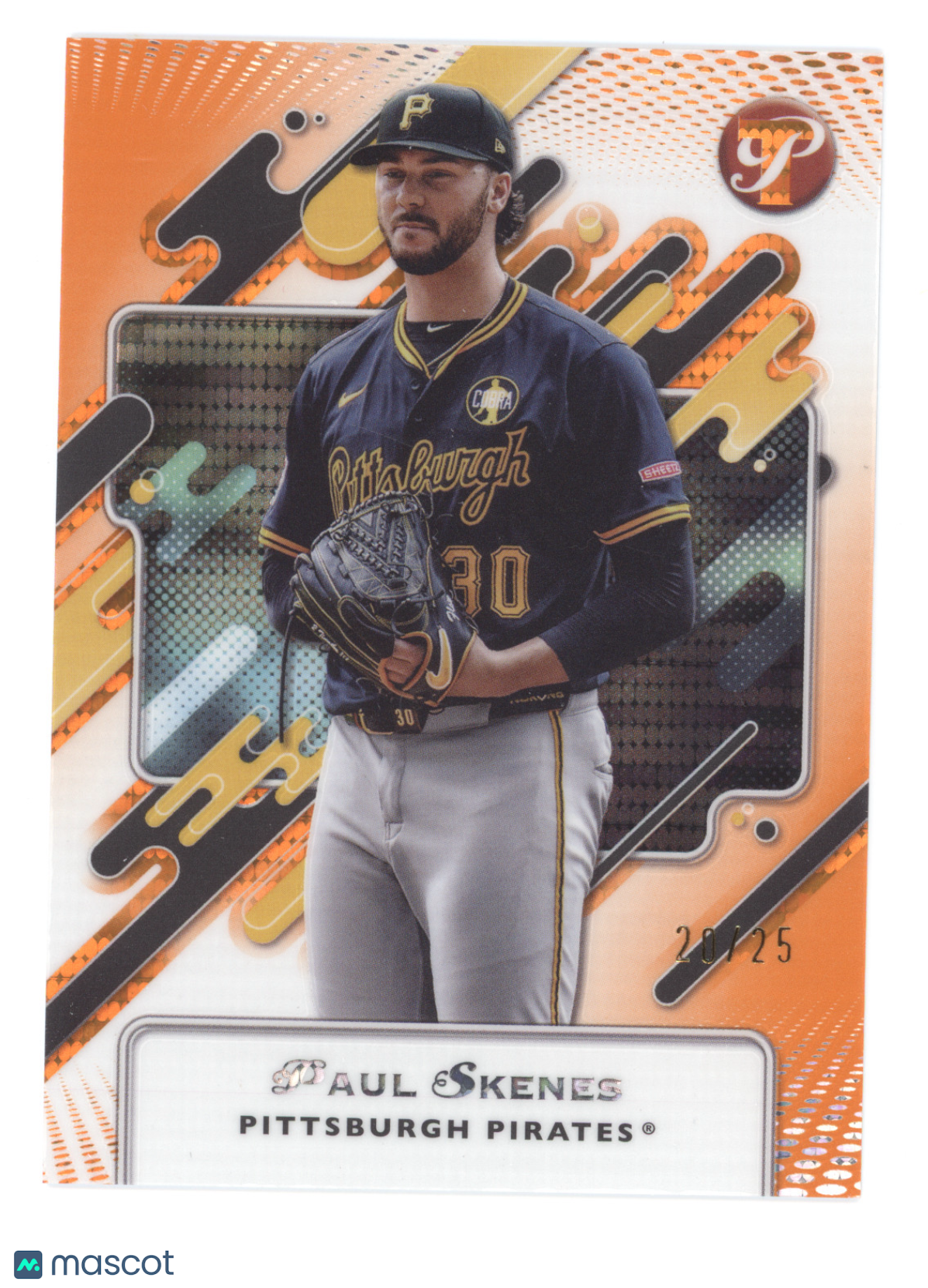 2025 Topps Pristine Paul Skenes #157 Orange Pulsar