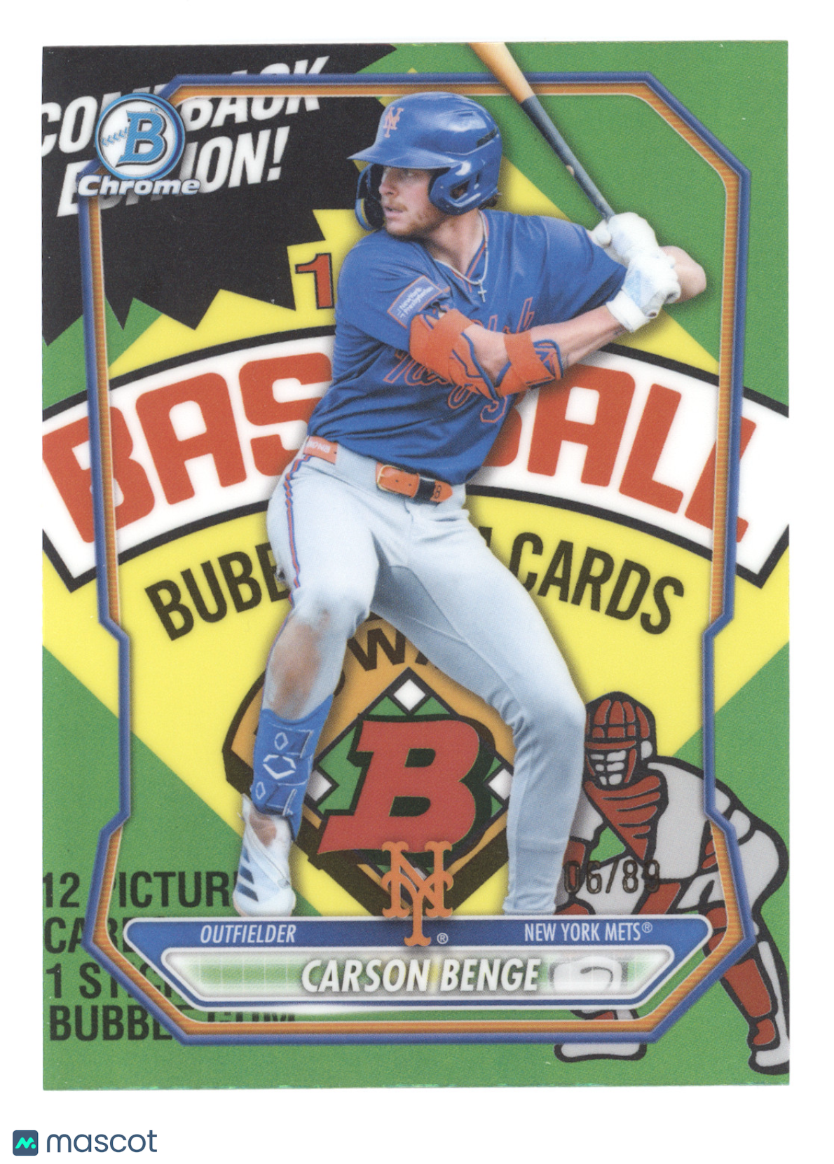 2026 Bowman Chrome Prospect Carson Benge #BCP-111 Packfractor