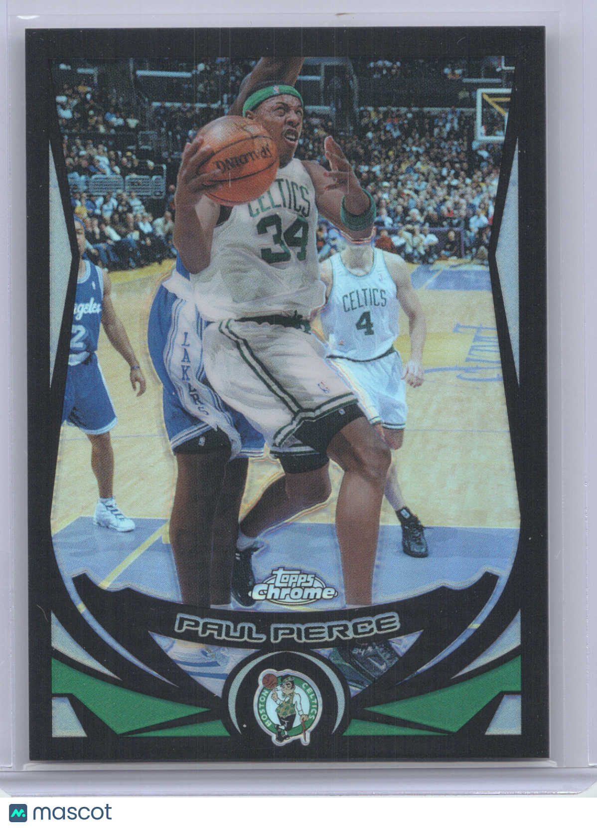 2005 Topps Chrome Paul Pierce #34 Black Refractor 442/500