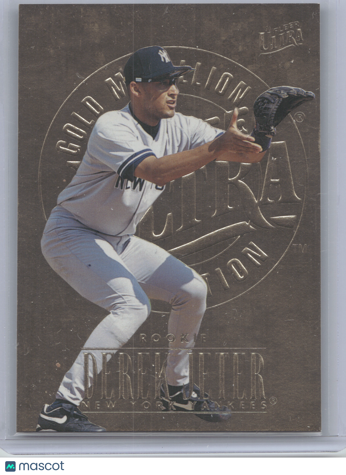 1996 Fleer Ultra Gold Medallion Edition Derek Jeter #386 RC