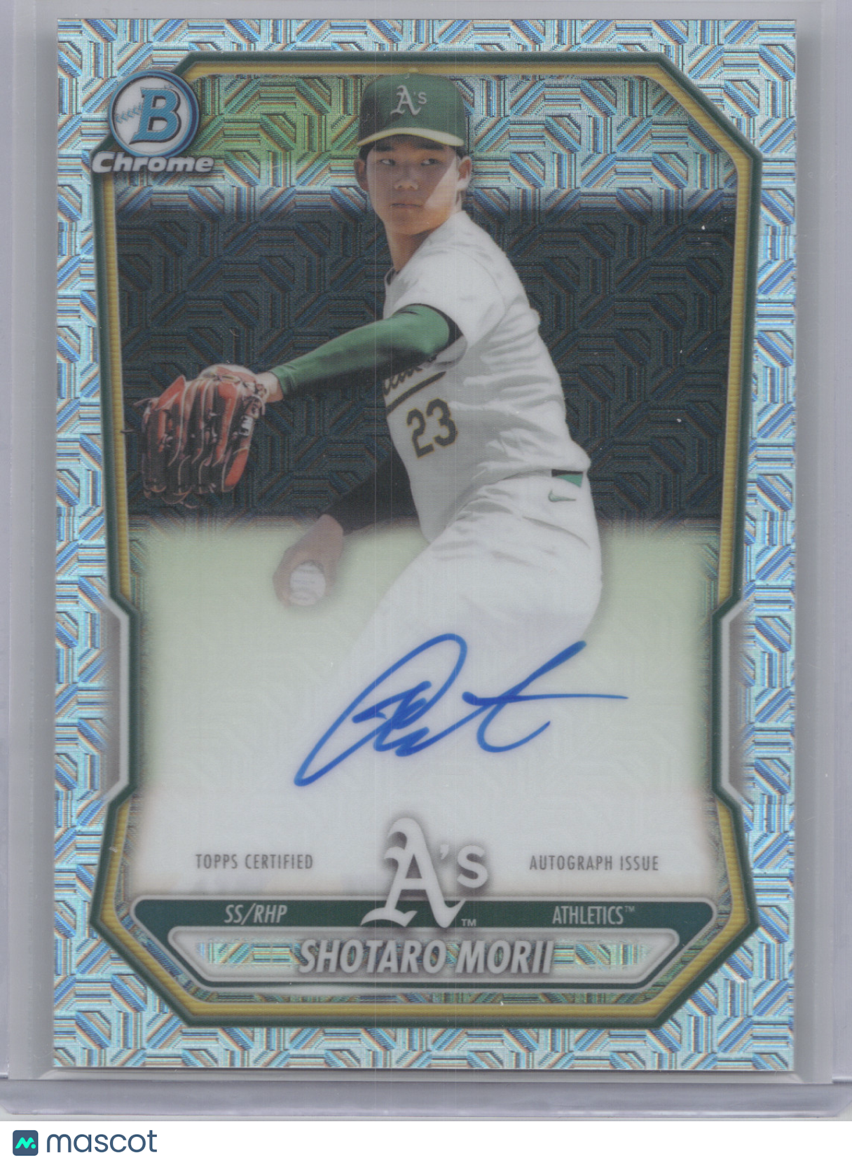 2026 Bowman Chrome Mega Autograph Shotaro Morii #BMA-SM Mojo Refractor