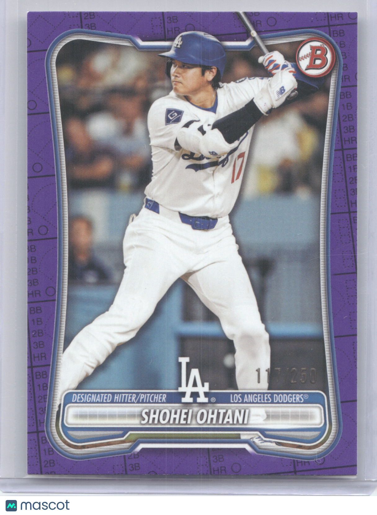2026 Bowman Shohei Ohtani #52 Purple 117/250