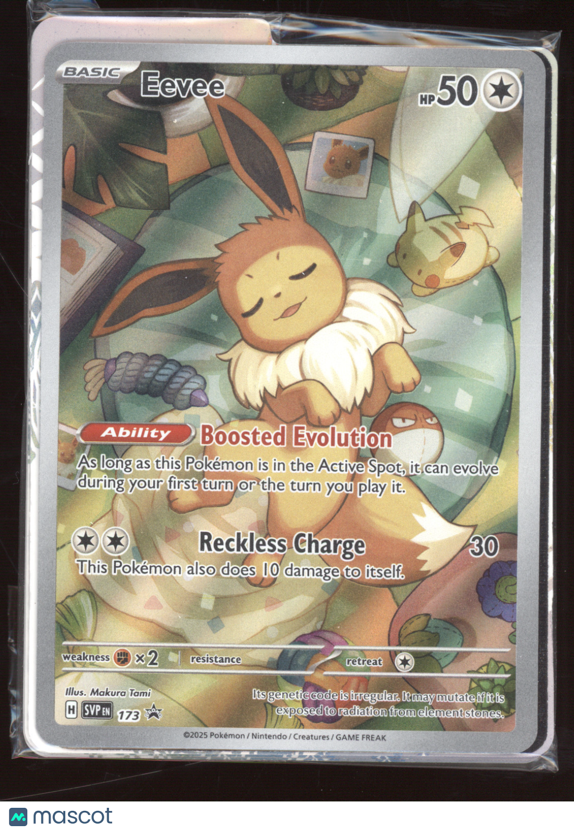 2025 Prismatic Evolutions Eevee Black Star Promo #173