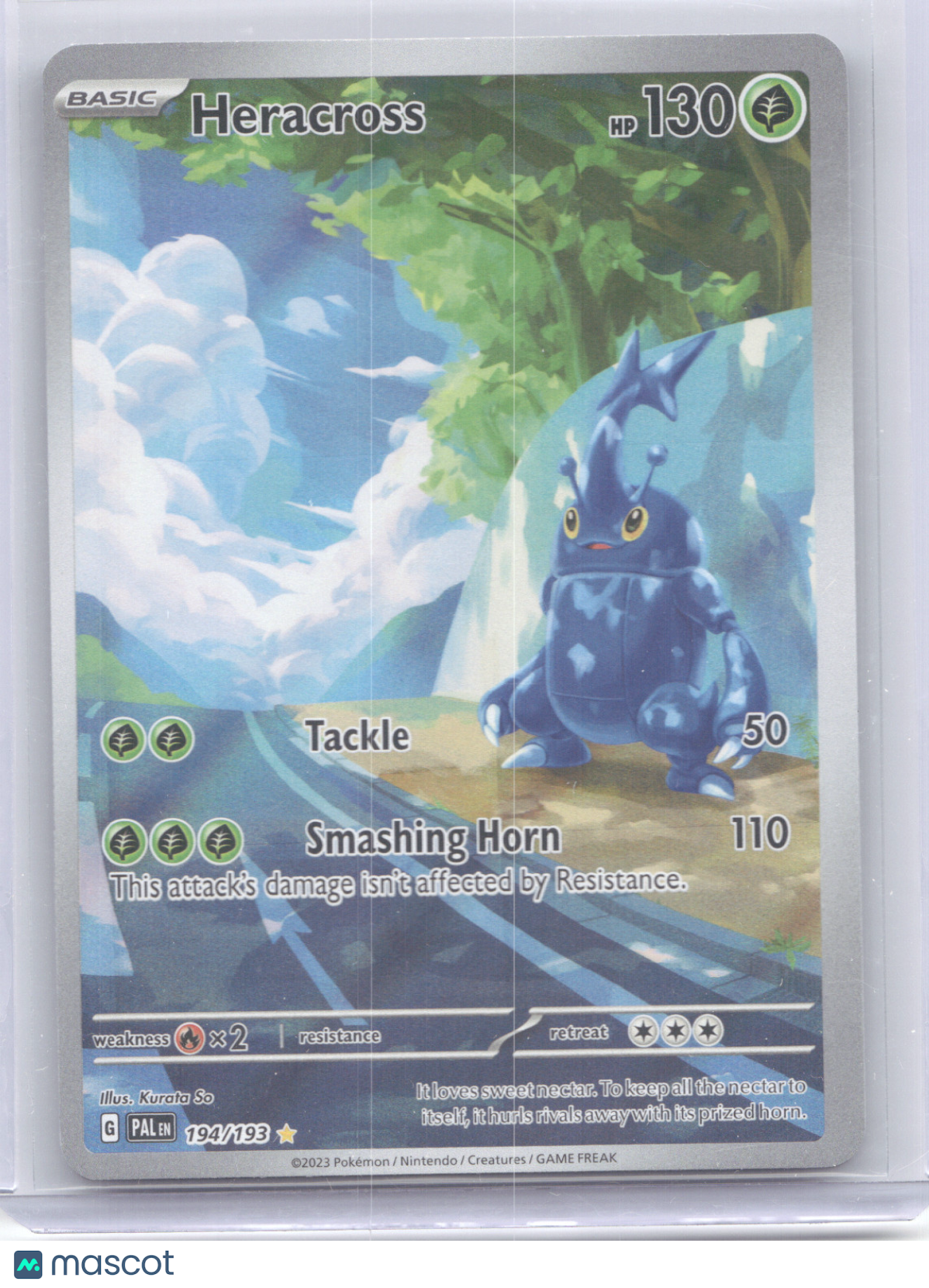 2023 Paldea Evolved Heracross Secret Rare #194/193