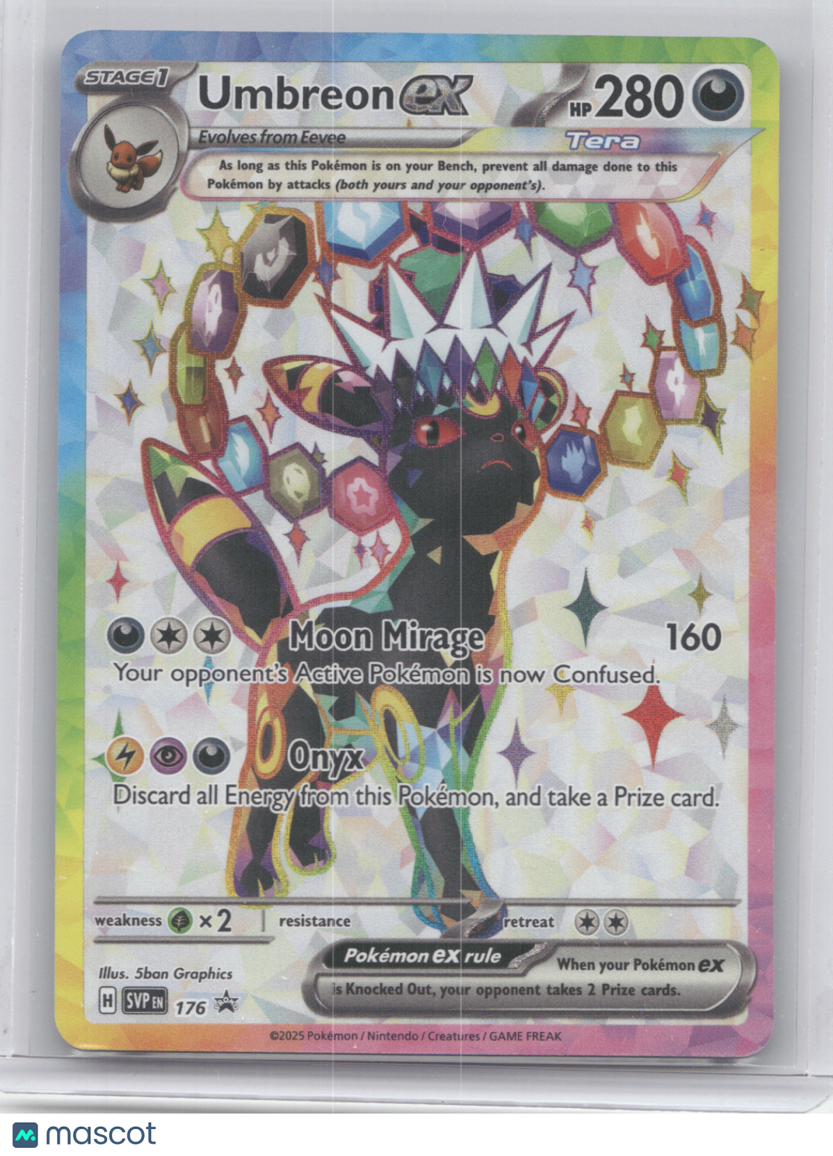 2025 Scarlet & Violet Promo Umbreon ex Black Star Promo #176