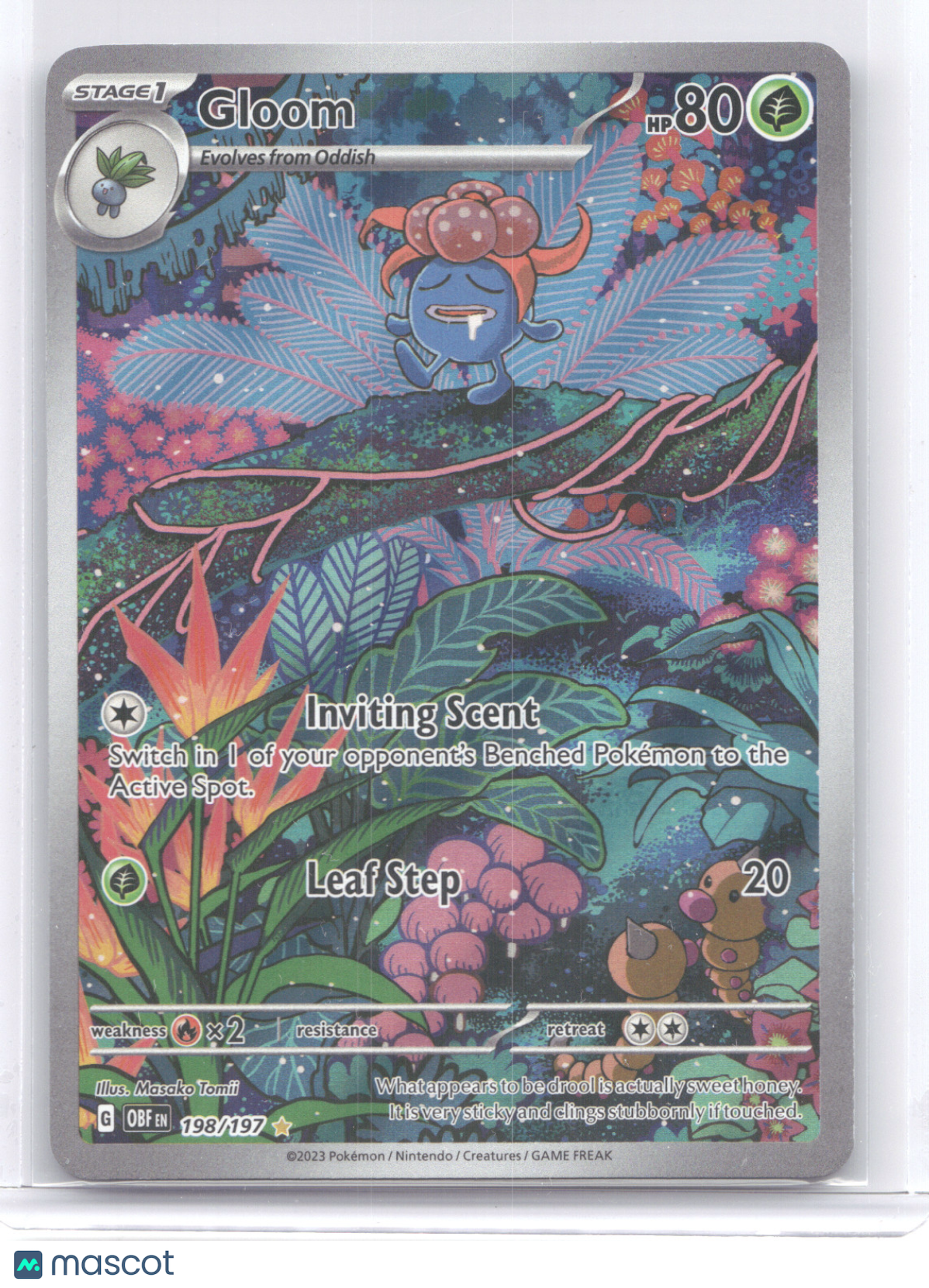 2023 Obsidian Flames Gloom Secret Rare #198/197