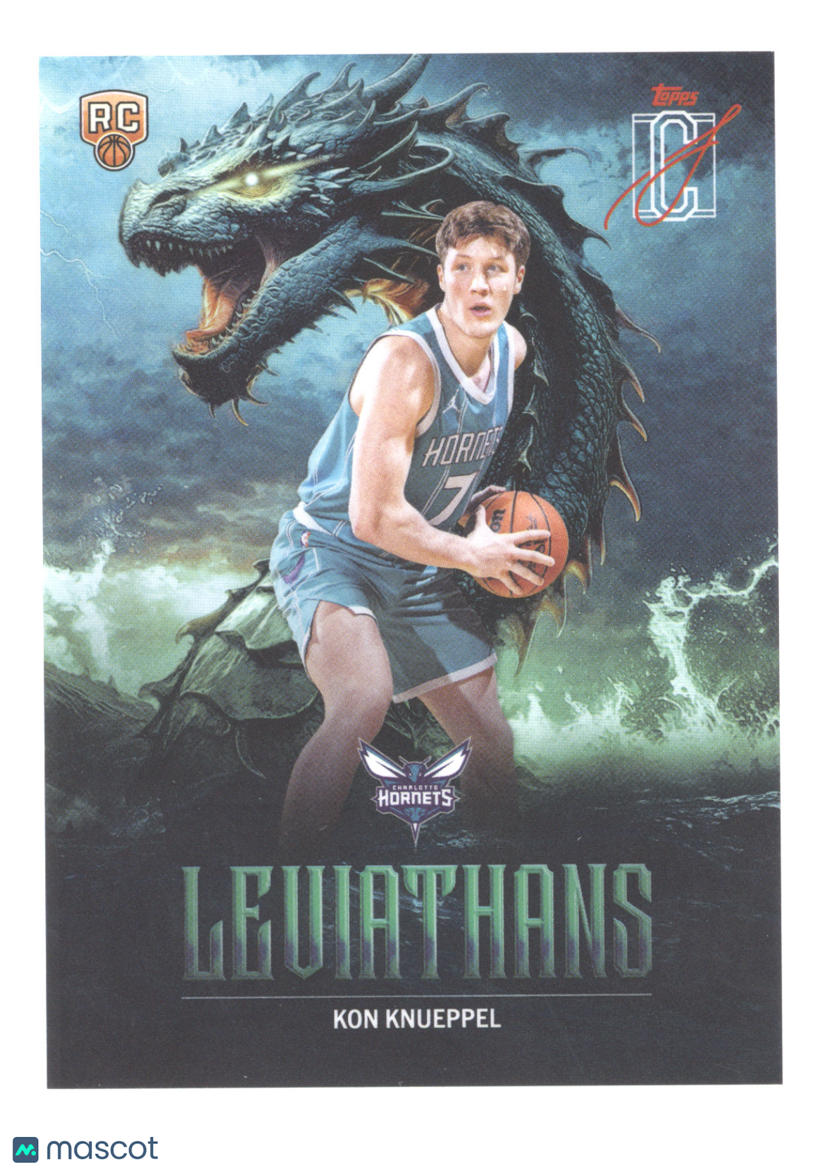 2025 Topps Signature Class Kon Knueppel #LEV-13 Leviathans RC
