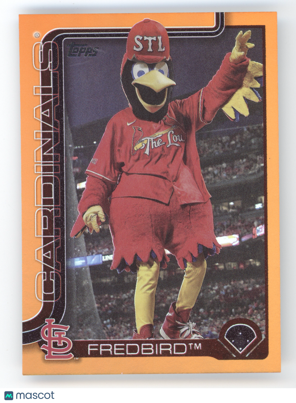 2025 Topps Series One Fredbird #M-22 Orange 24/25