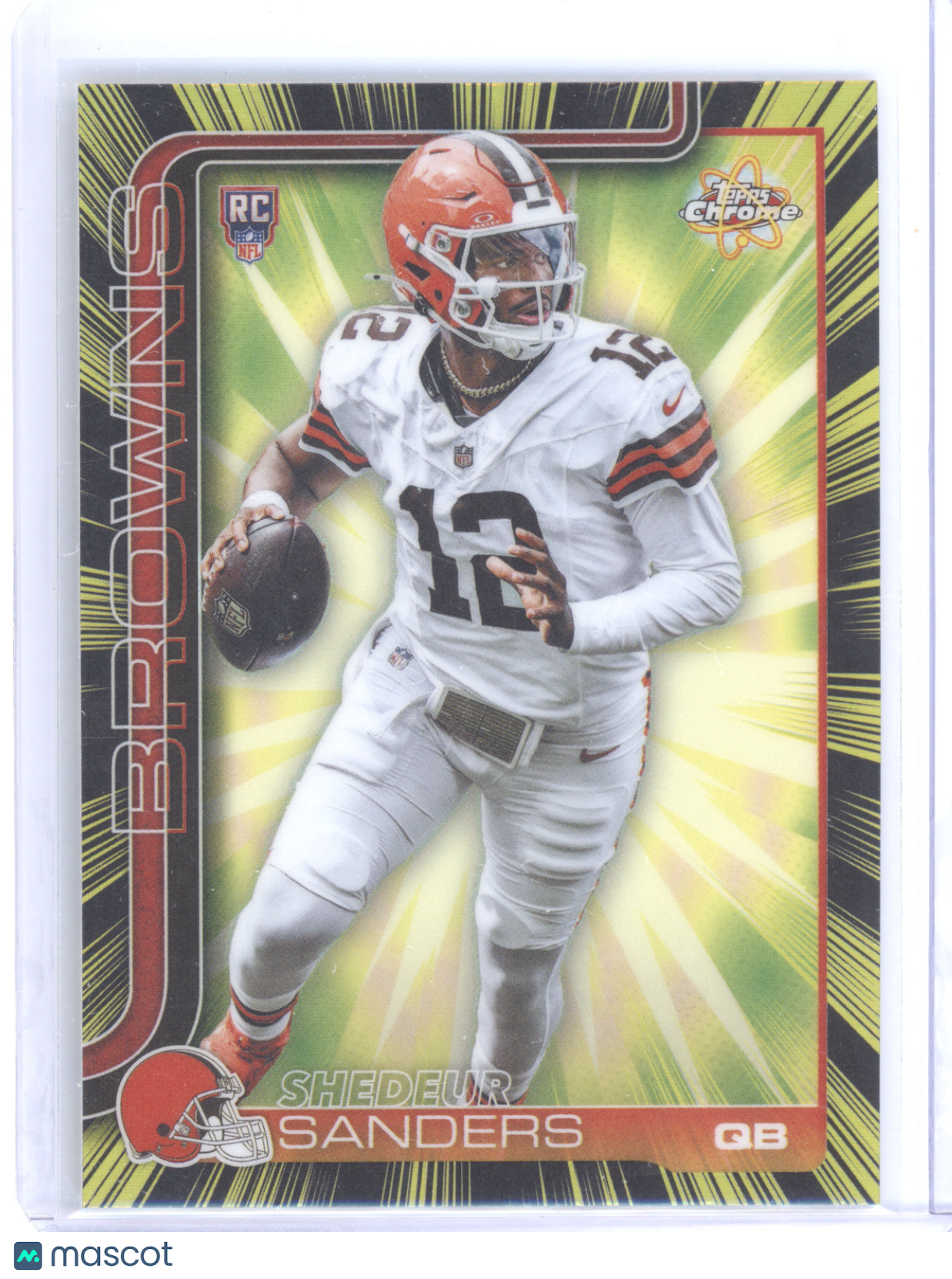 2025 Topps Chrome Radiating Rookies Shedeur Sanders #RR-13 RC