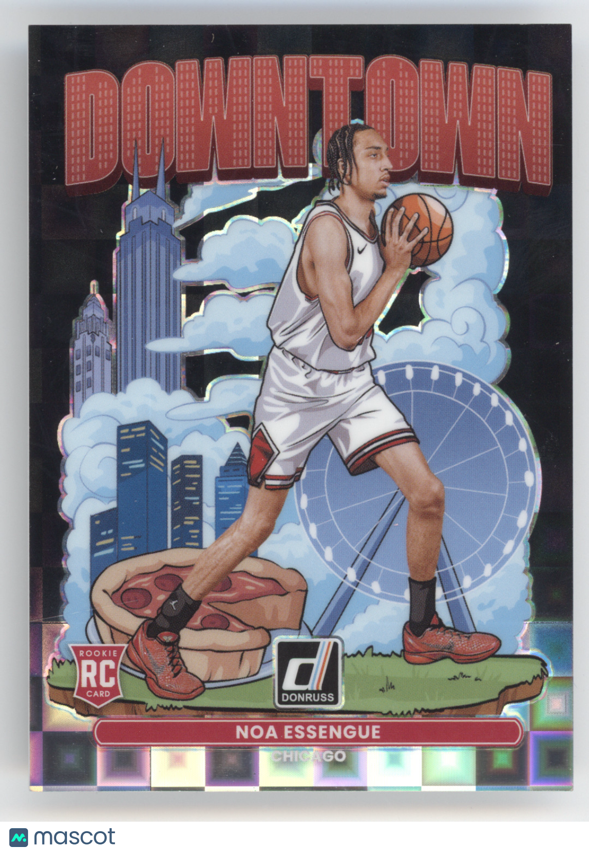 2024 Panini Donruss Downtown Noa Essengue #20 Black Pandora RC 14/25