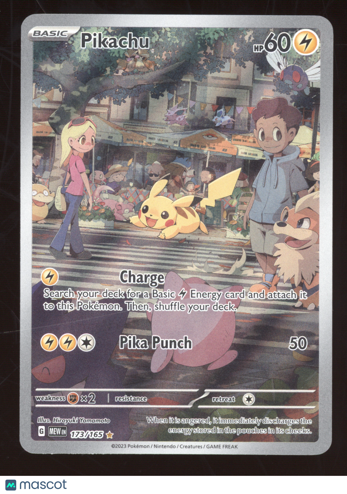 2023 Scarlet & Violet 151 Pikachu Secret Rare #173/165